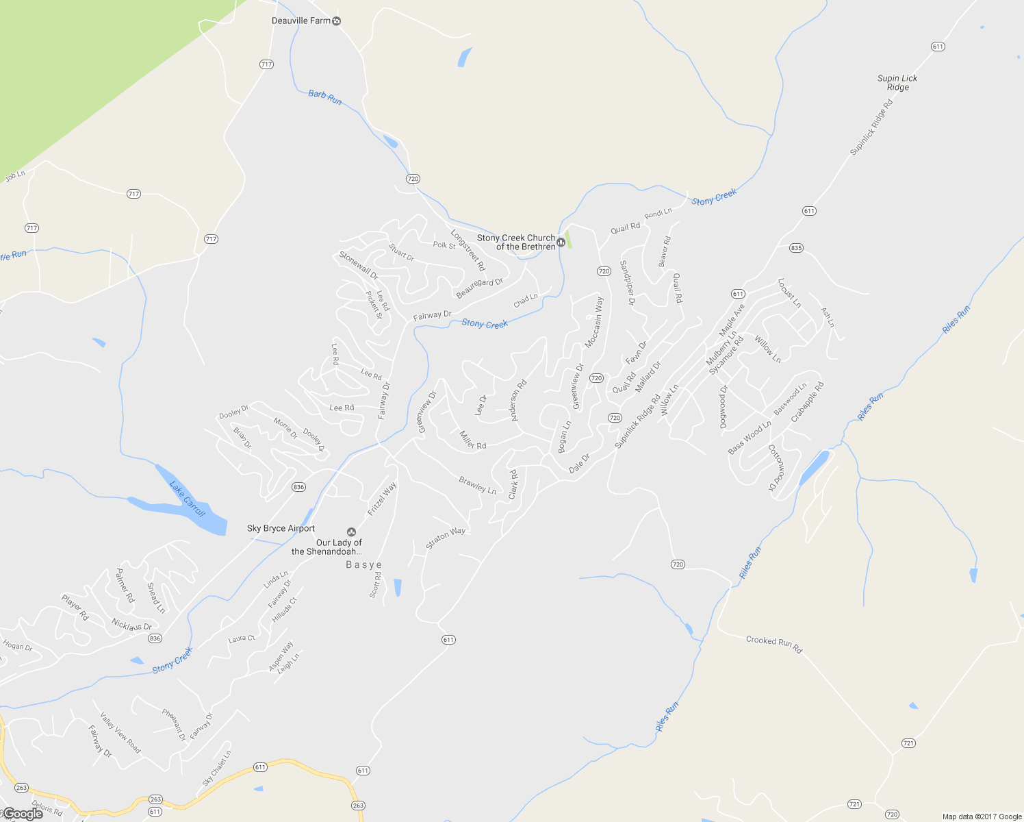 map of restaurants, bars, coffee shops, grocery stores, and more near 377 Anderson Road in Mount Jackson