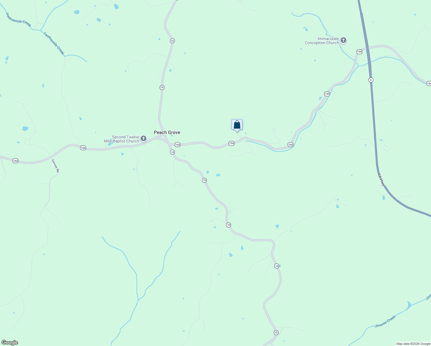 map of restaurants, bars, coffee shops, grocery stores, and more near Highway 10 in Butler