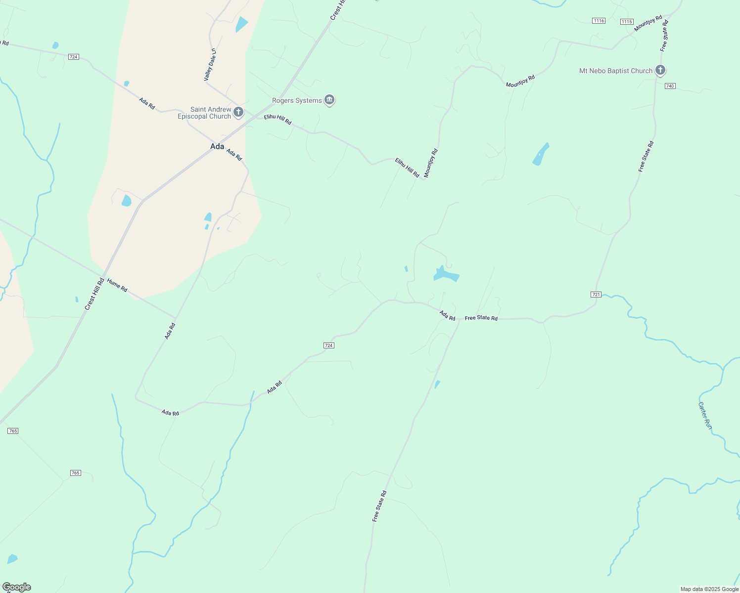 map of restaurants, bars, coffee shops, grocery stores, and more near 5126 Harvest Lane in Marshall