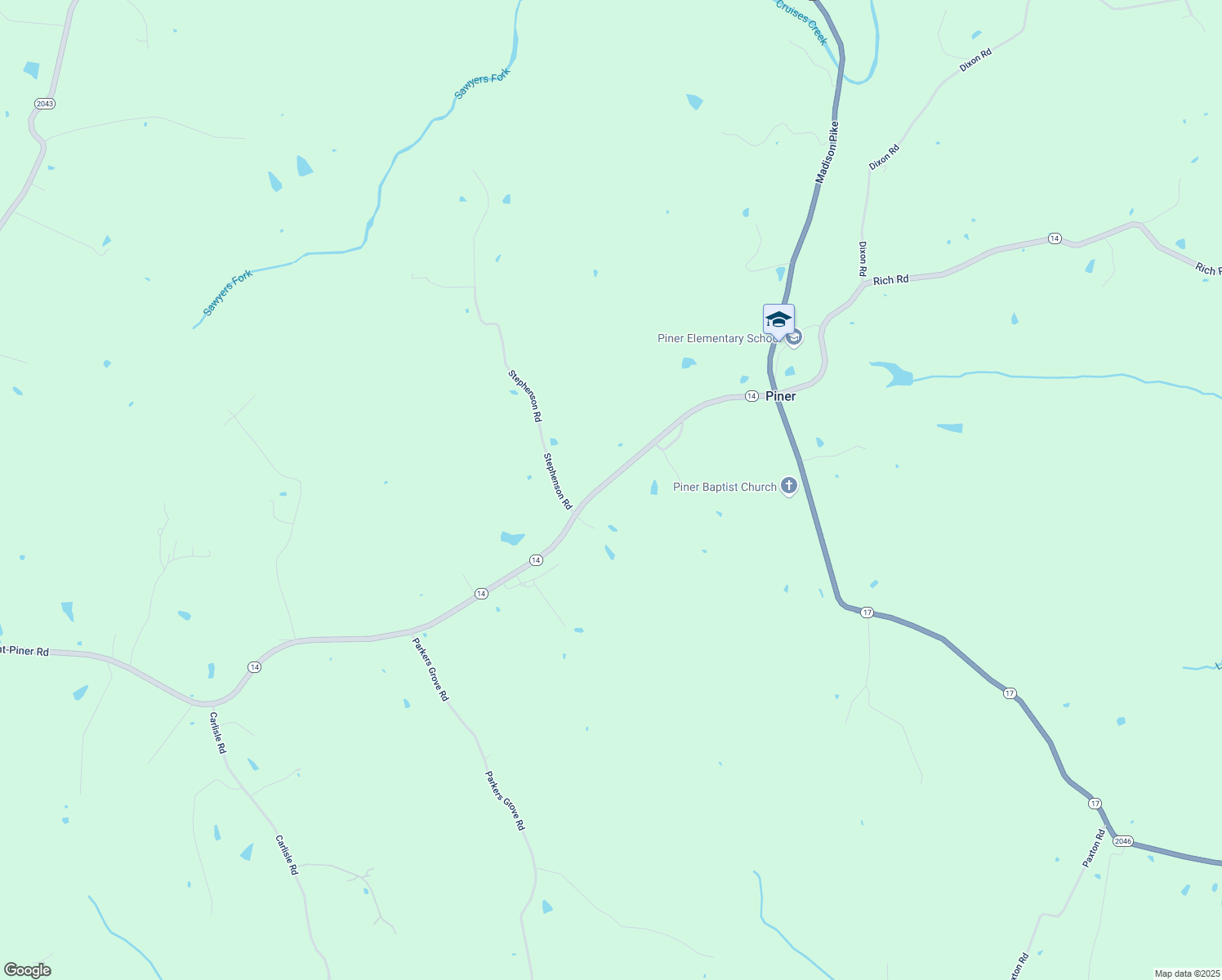 map of restaurants, bars, coffee shops, grocery stores, and more near 1615 Bracht-Piner Road in Morning View