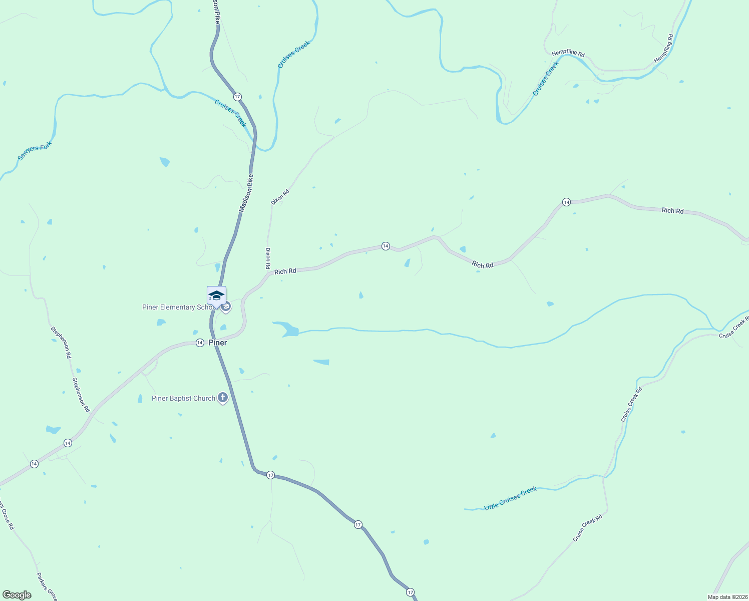 map of restaurants, bars, coffee shops, grocery stores, and more near in Piner