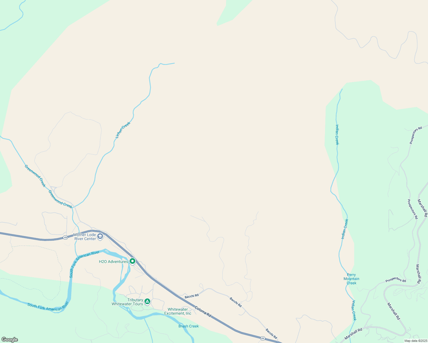 map of restaurants, bars, coffee shops, grocery stores, and more near in Coloma