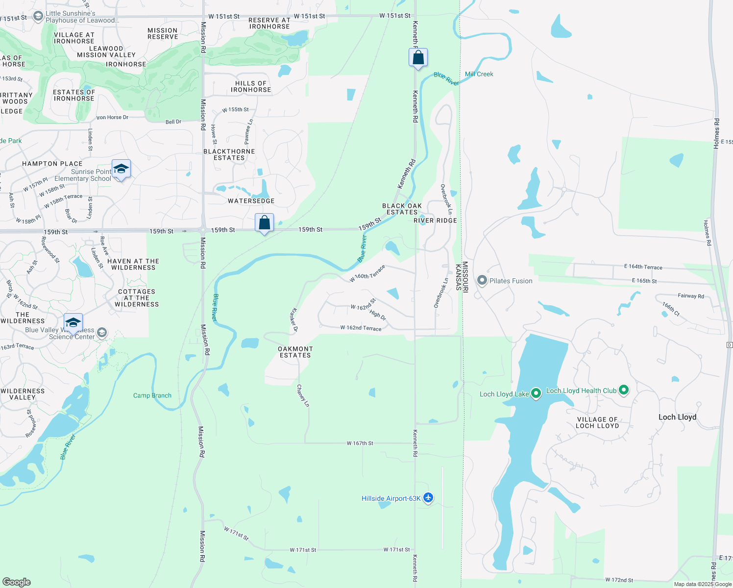 2655 West 161st Terrace, Stilwell KS Walk Score