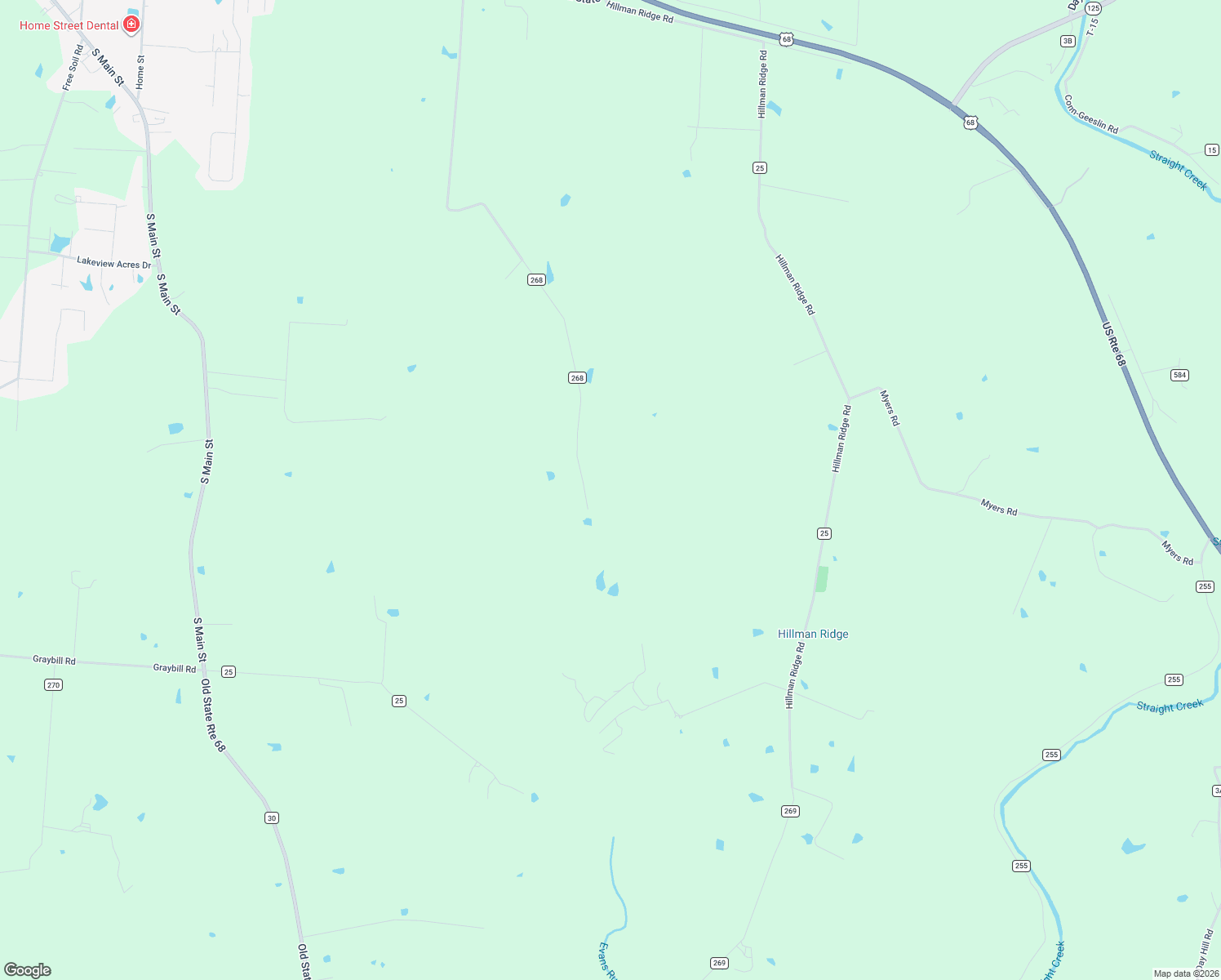 map of restaurants, bars, coffee shops, grocery stores, and more near 7386 Fox Run Rd in Georgetown