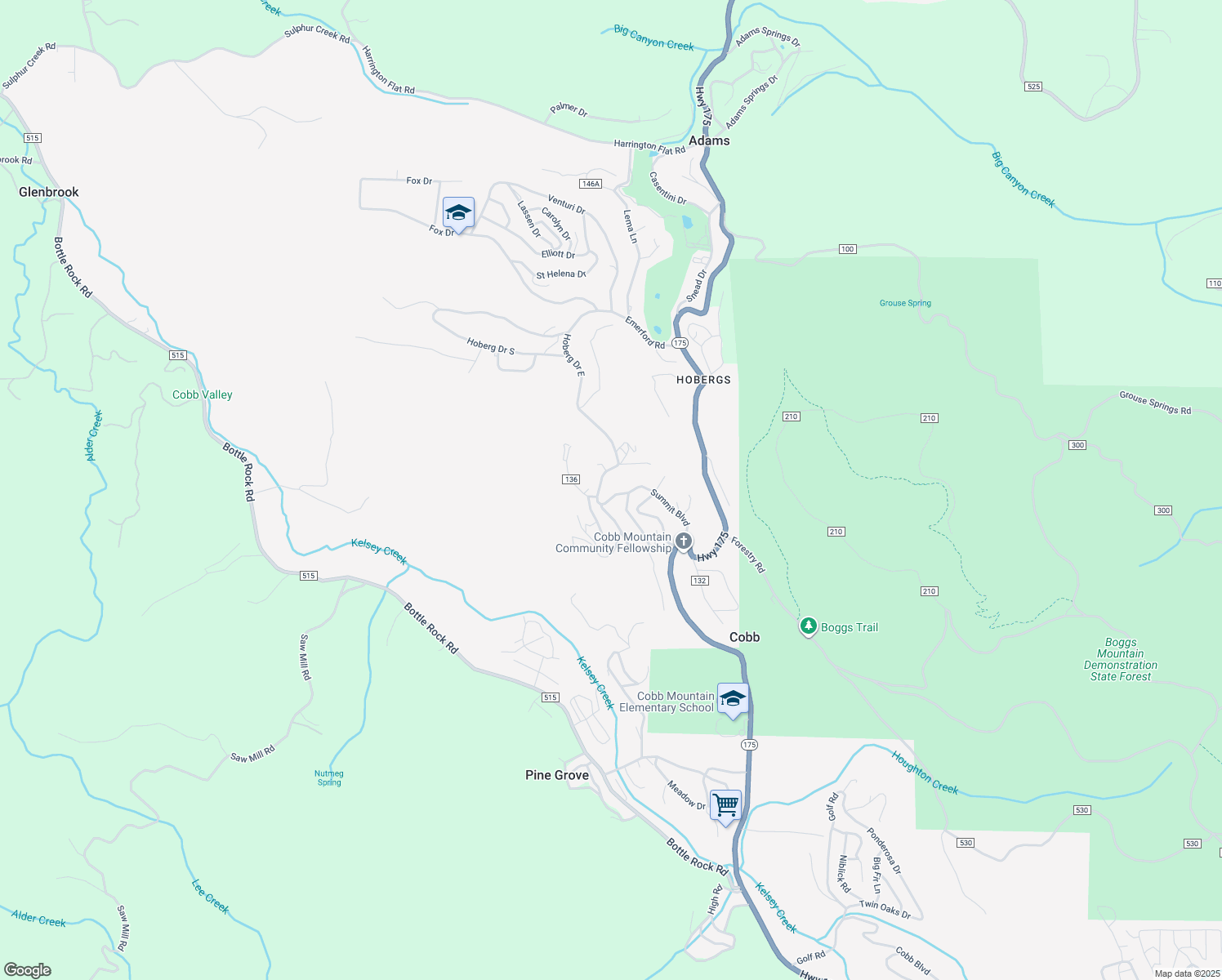 map of restaurants, bars, coffee shops, grocery stores, and more near 15304 Summit Boulevard in Cobb