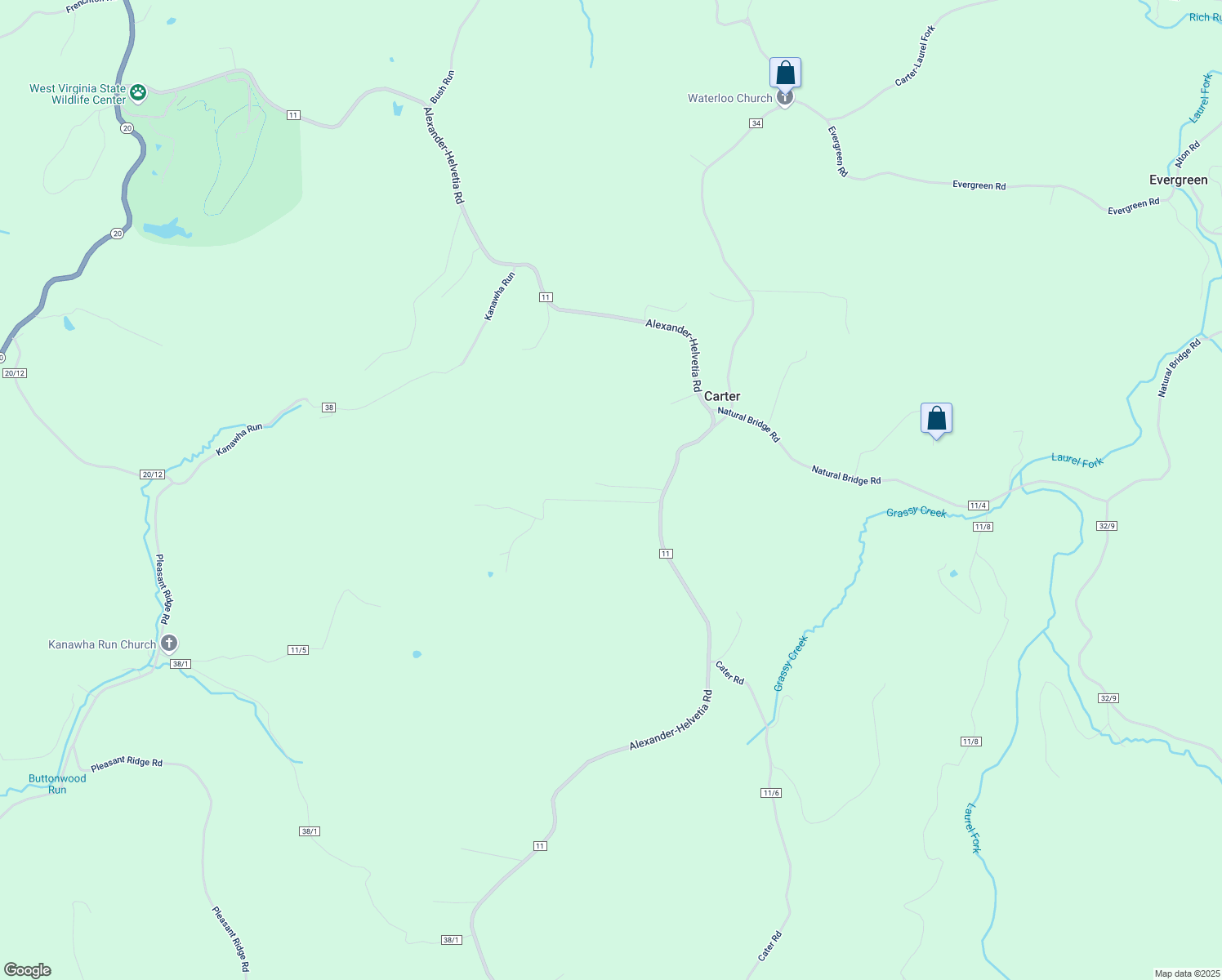 map of restaurants, bars, coffee shops, grocery stores, and more near 19 Ray Young Road in French Creek