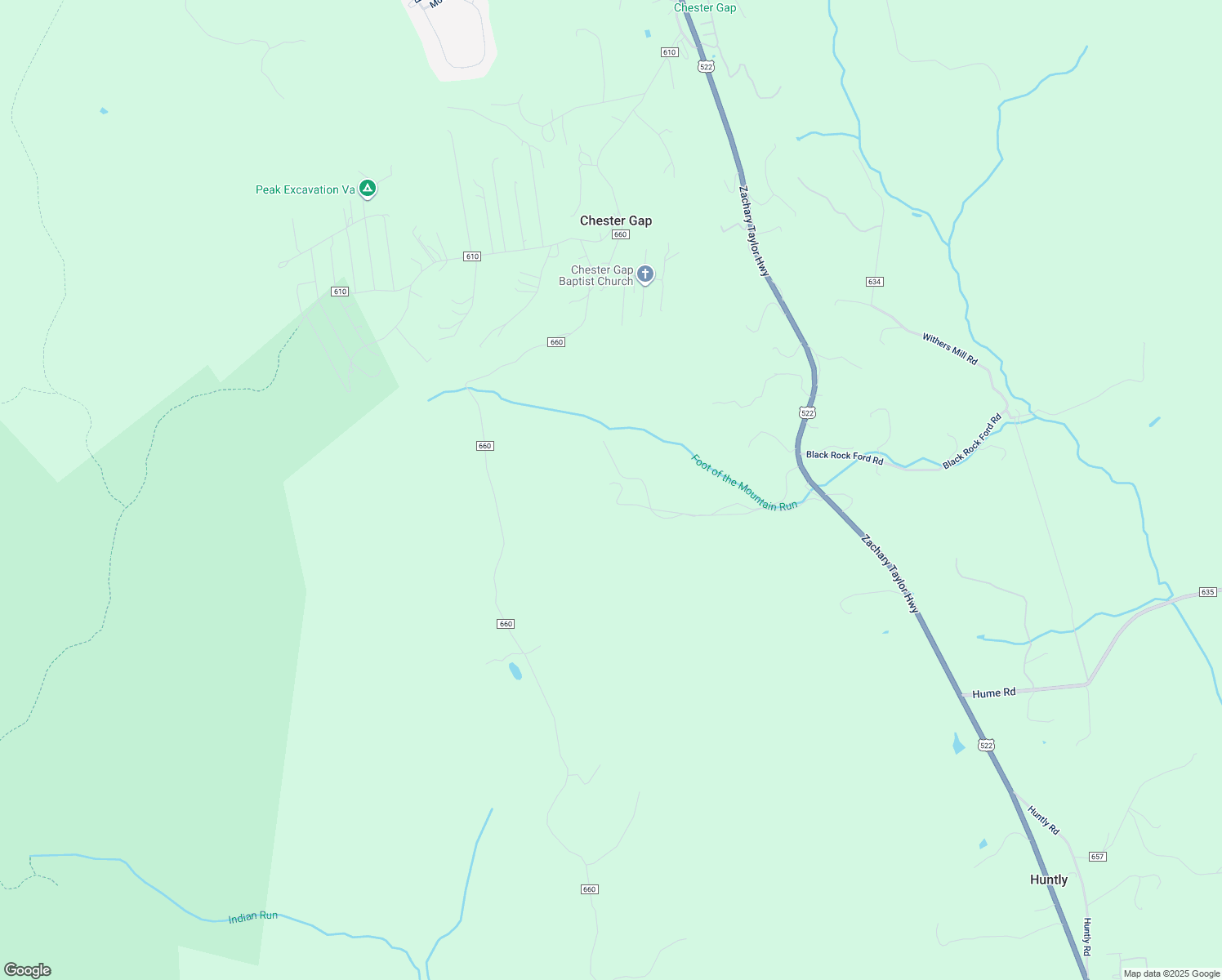 map of restaurants, bars, coffee shops, grocery stores, and more near 136 Rattle Snake Hollow Lane in Huntly