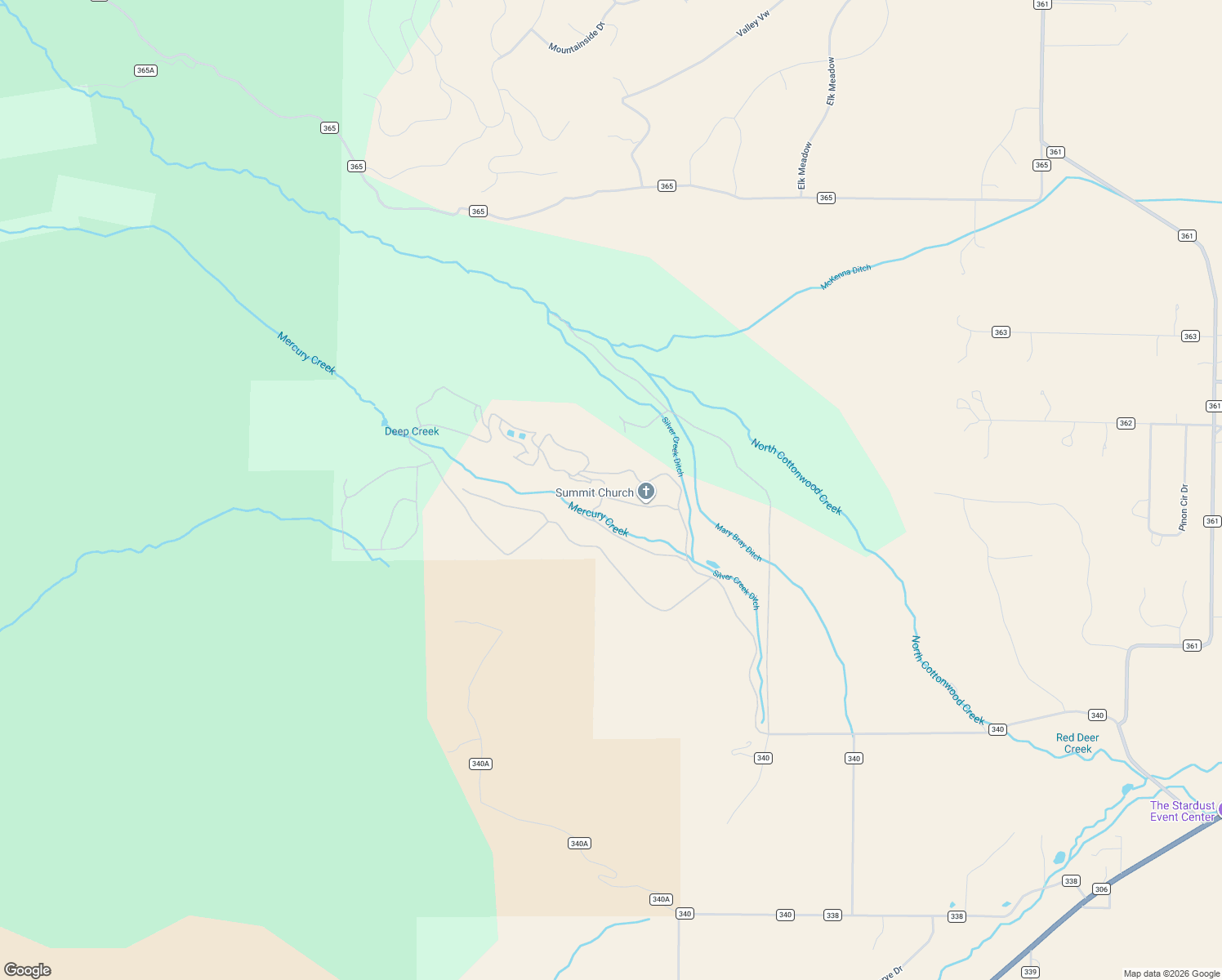 map of restaurants, bars, coffee shops, grocery stores, and more near 18205 Alta Vista Drive in Buena Vista