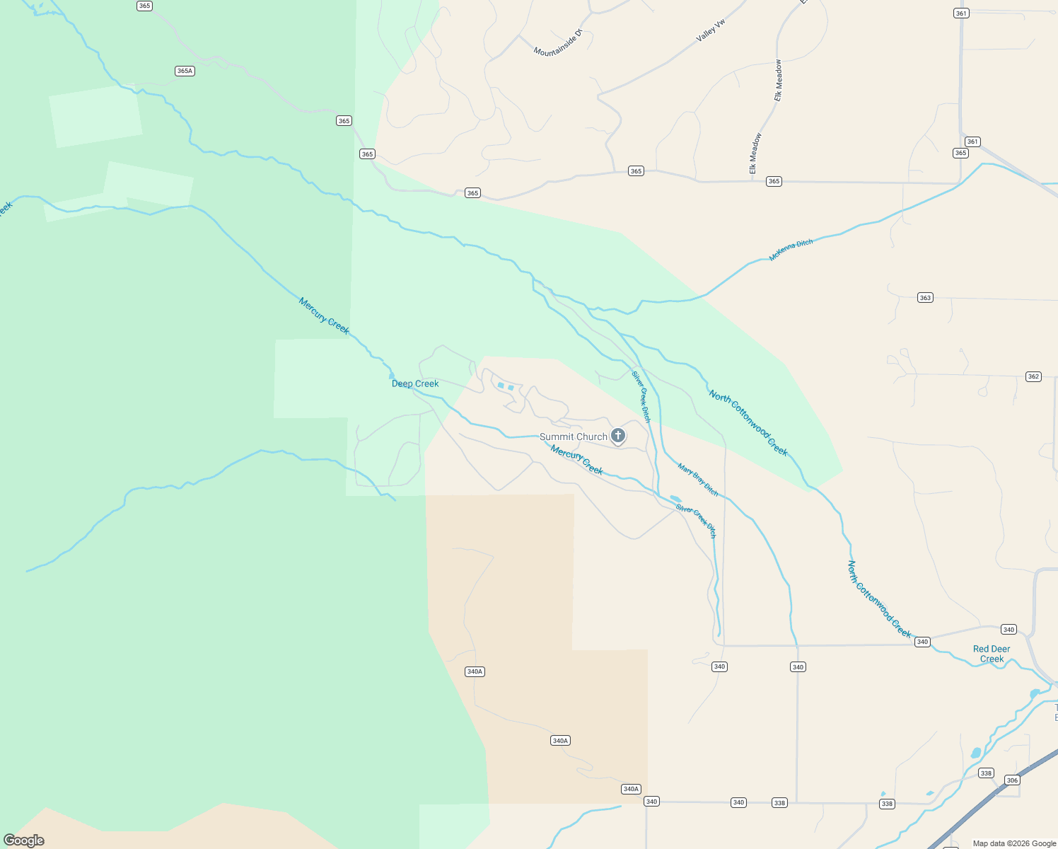 map of restaurants, bars, coffee shops, grocery stores, and more near 18455 Via Ponderosa Drive in Buena Vista