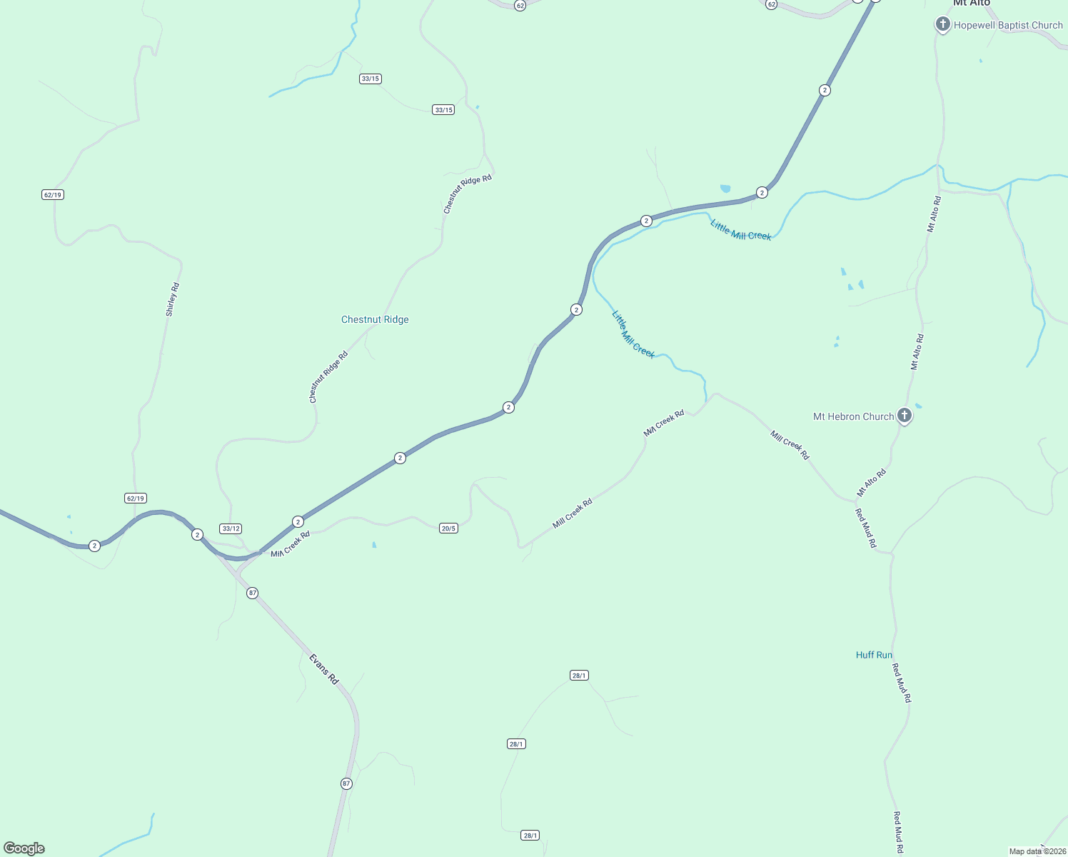 map of restaurants, bars, coffee shops, grocery stores, and more near in Mount Alto