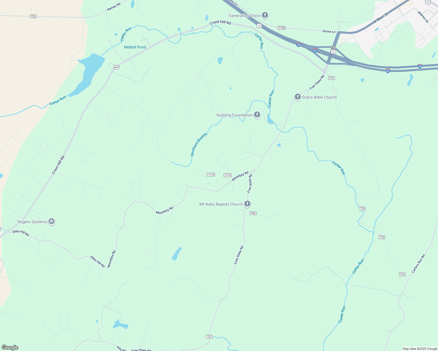 map of restaurants, bars, coffee shops, grocery stores, and more near 4685 Bluff Turn in Marshall