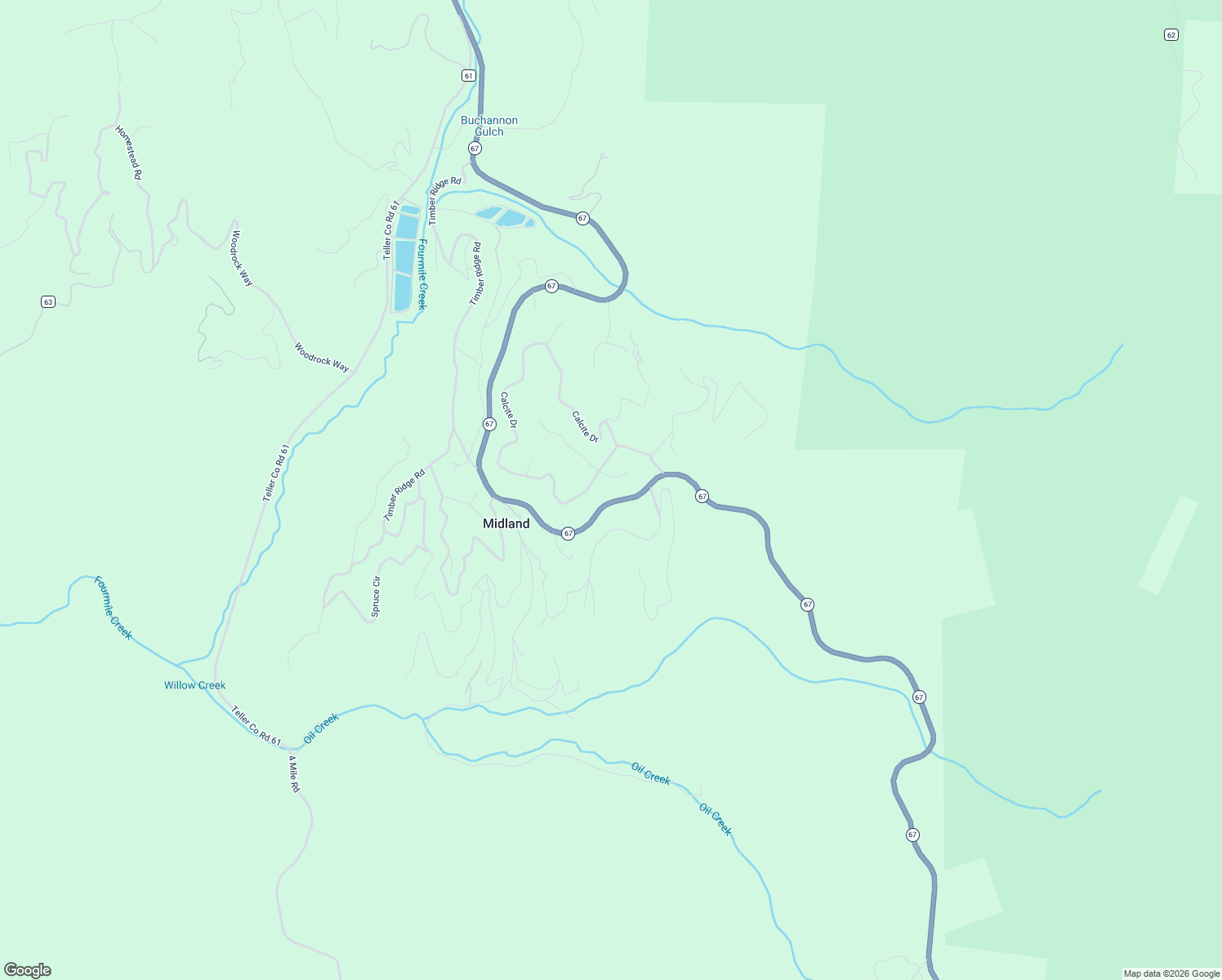 map of restaurants, bars, coffee shops, grocery stores, and more near 35 Barite Lane in Divide