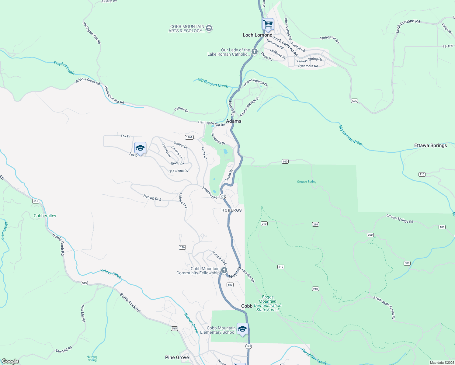 map of restaurants, bars, coffee shops, grocery stores, and more near 14650 Snead Drive in Cobb