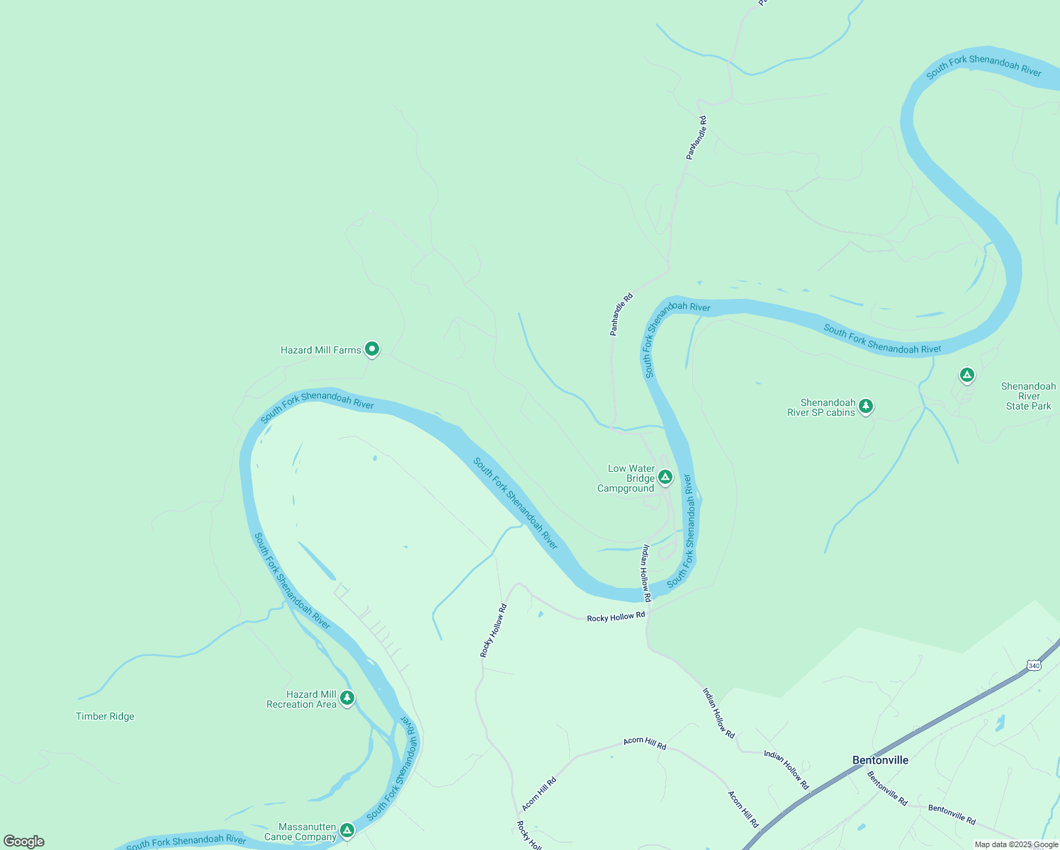 map of restaurants, bars, coffee shops, grocery stores, and more near 519 Pilgrims Way in Bentonville