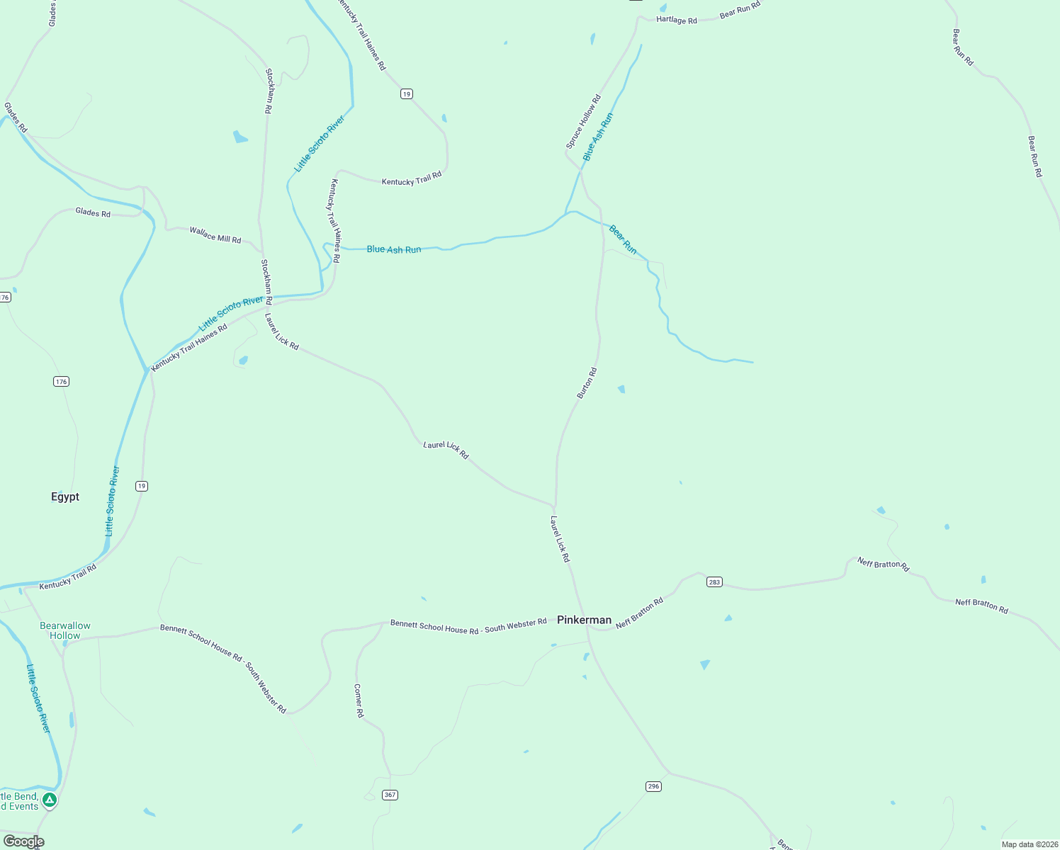 map of restaurants, bars, coffee shops, grocery stores, and more near 215 Burton Road in South Webster