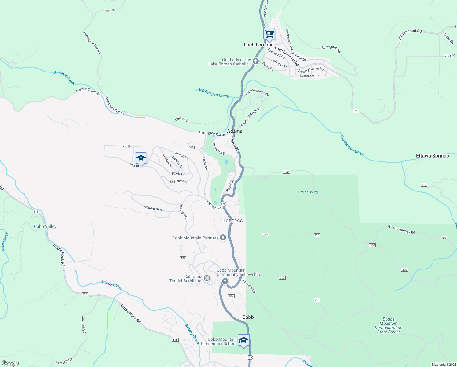 map of restaurants, bars, coffee shops, grocery stores, and more near 14533 Snead Drive in Cobb