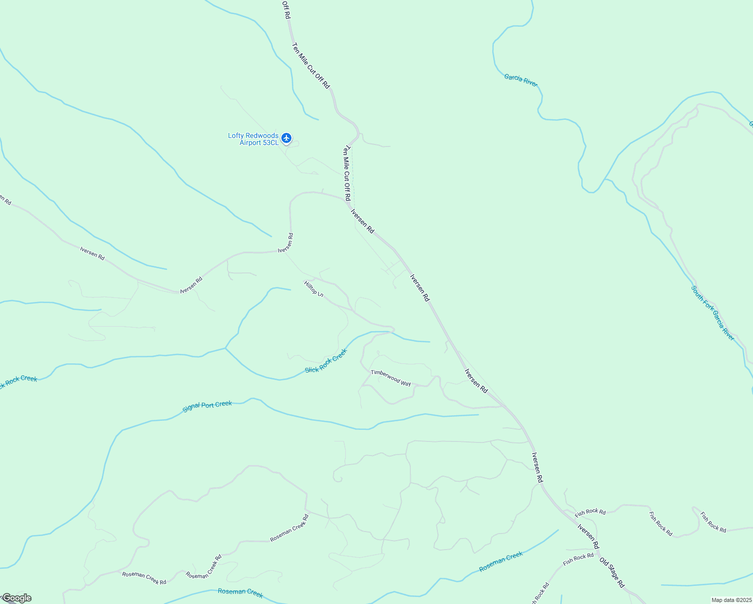 map of restaurants, bars, coffee shops, grocery stores, and more near 36160 Timberwood Way in Gualala