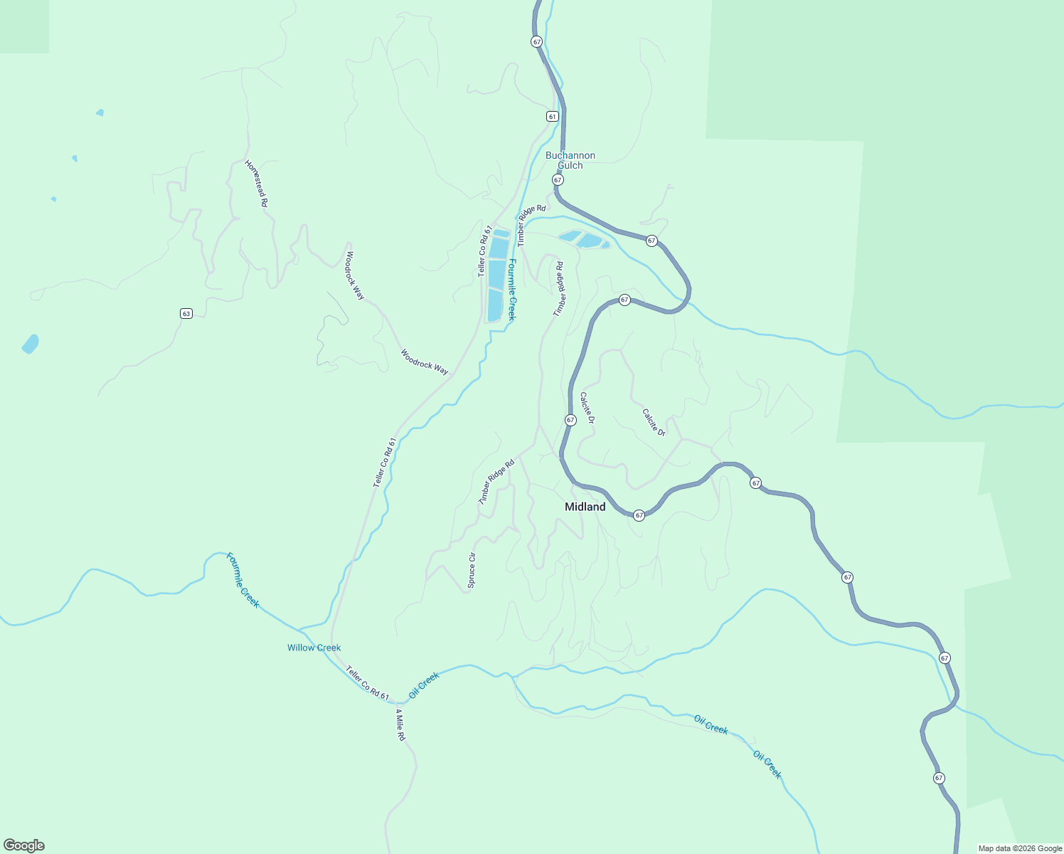 map of restaurants, bars, coffee shops, grocery stores, and more near 945 Timber Ridge Road in Divide