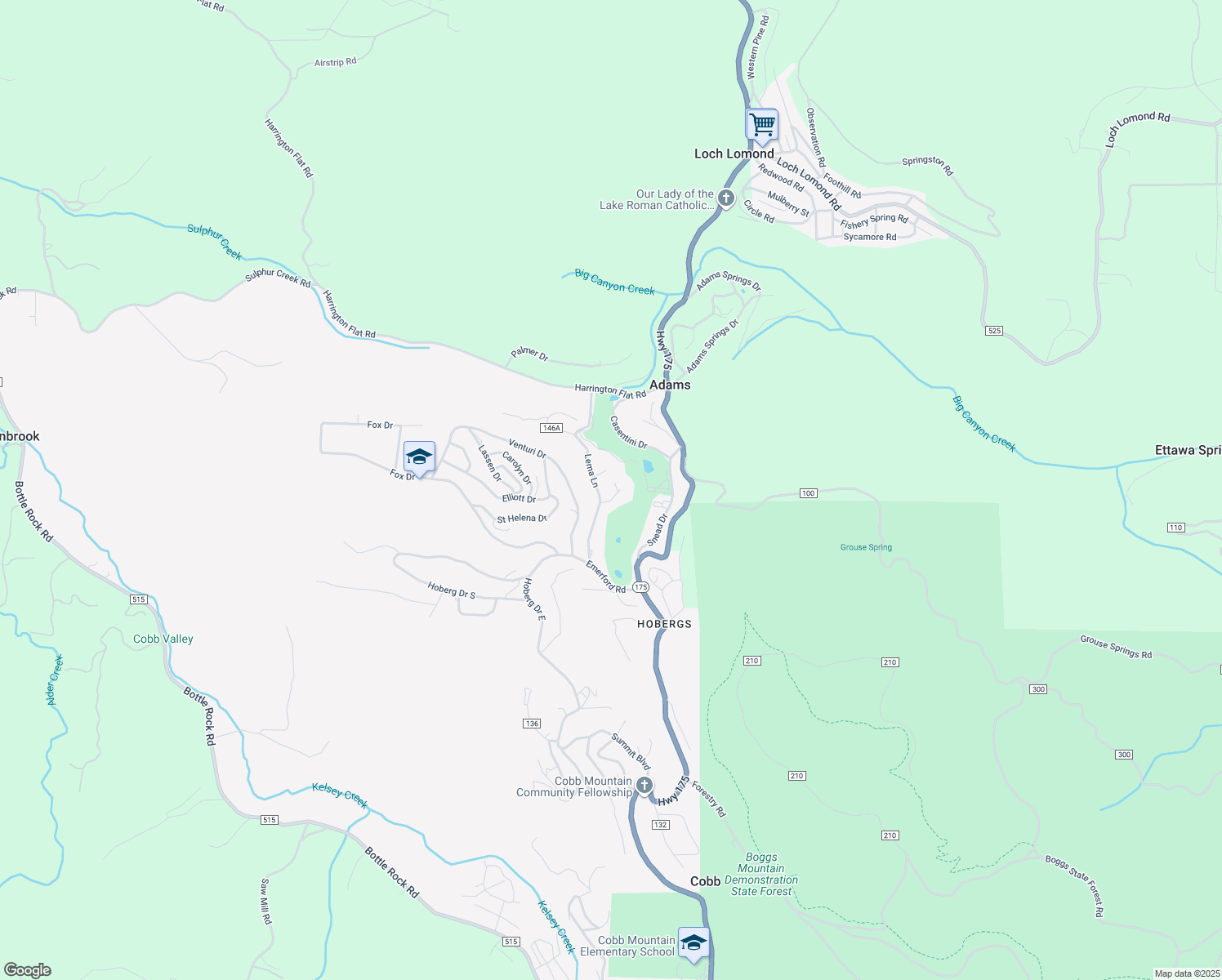 map of restaurants, bars, coffee shops, grocery stores, and more near 14380 Nelson Court in Cobb