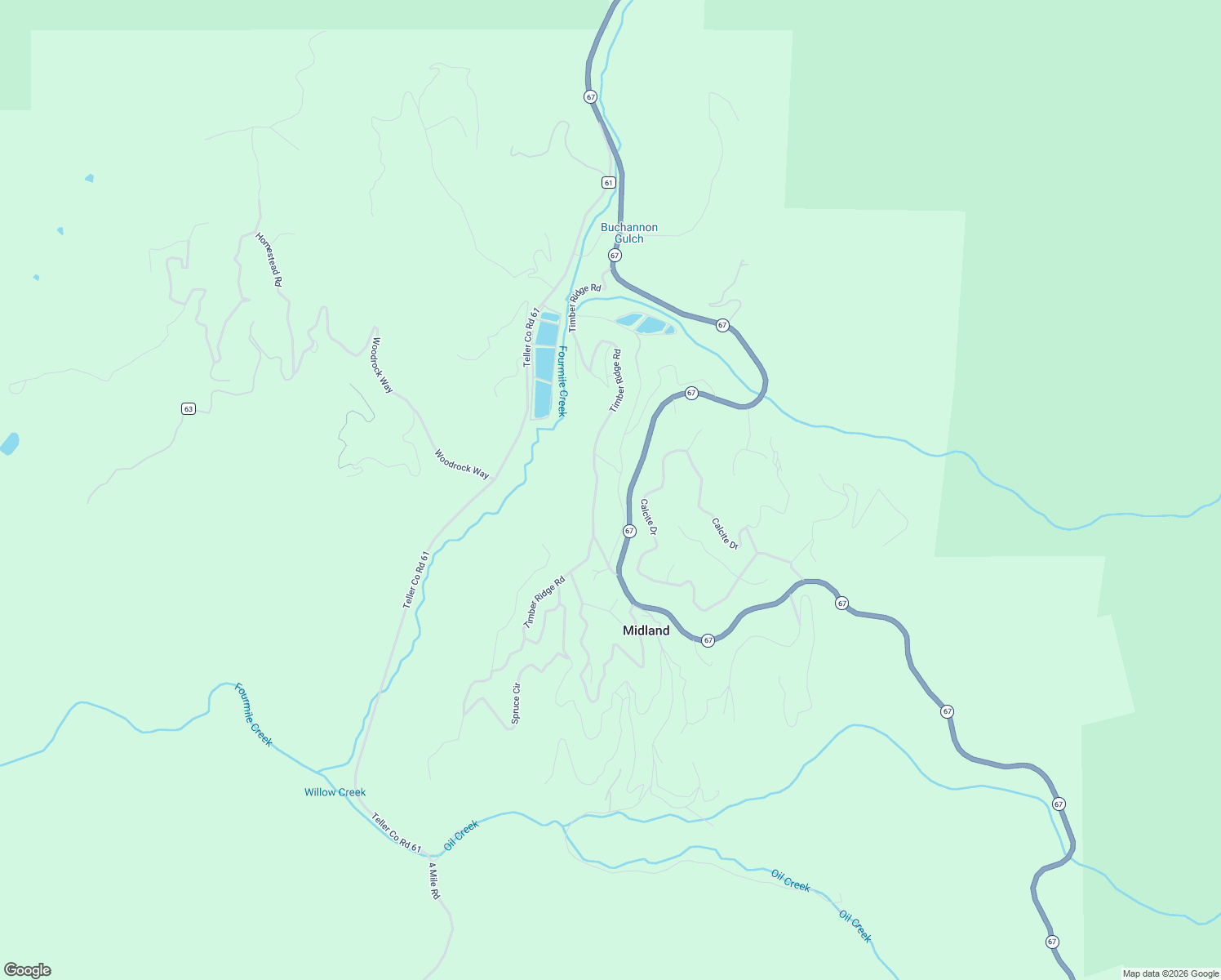 map of restaurants, bars, coffee shops, grocery stores, and more near 674 Timber Ridge Road in Divide