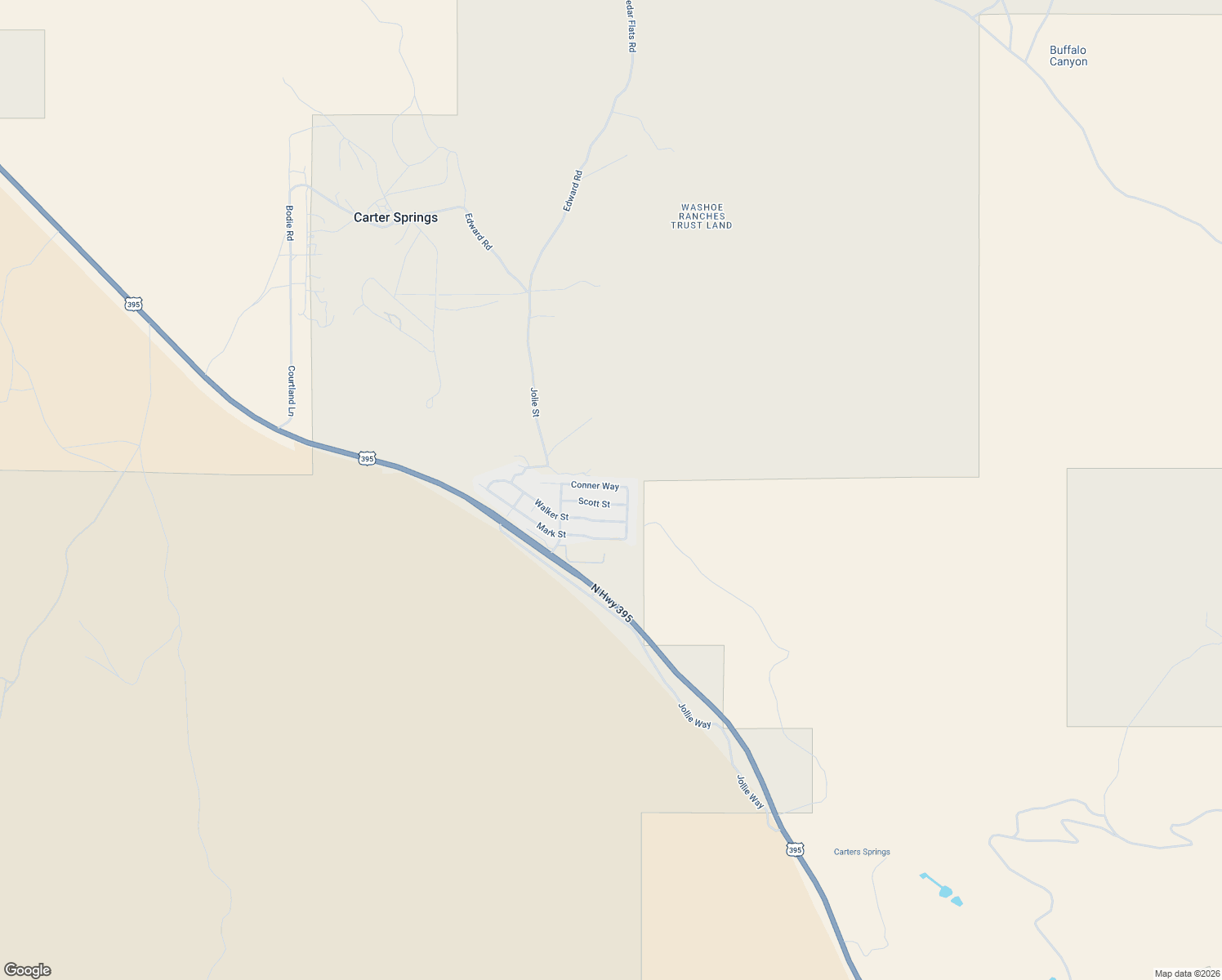 map of restaurants, bars, coffee shops, grocery stores, and more near 41 Conner Way in Gardnerville