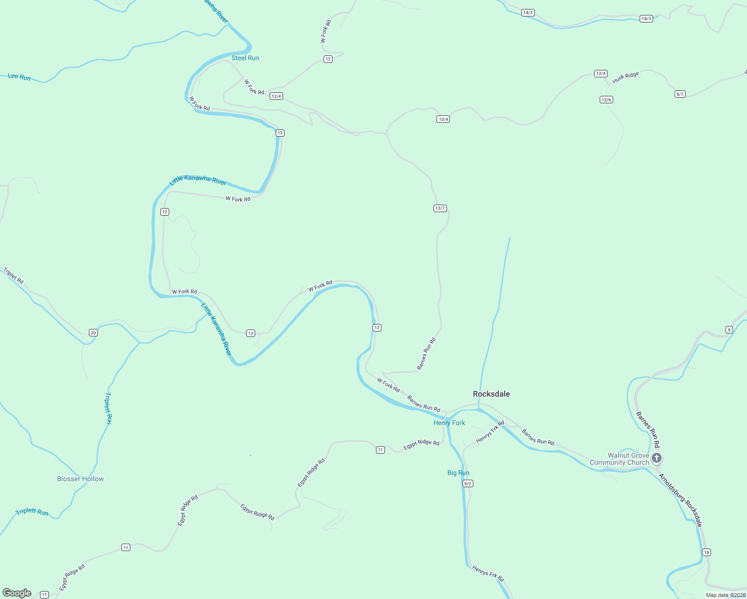 map of restaurants, bars, coffee shops, grocery stores, and more near 53 West Fork Road in Spencer
