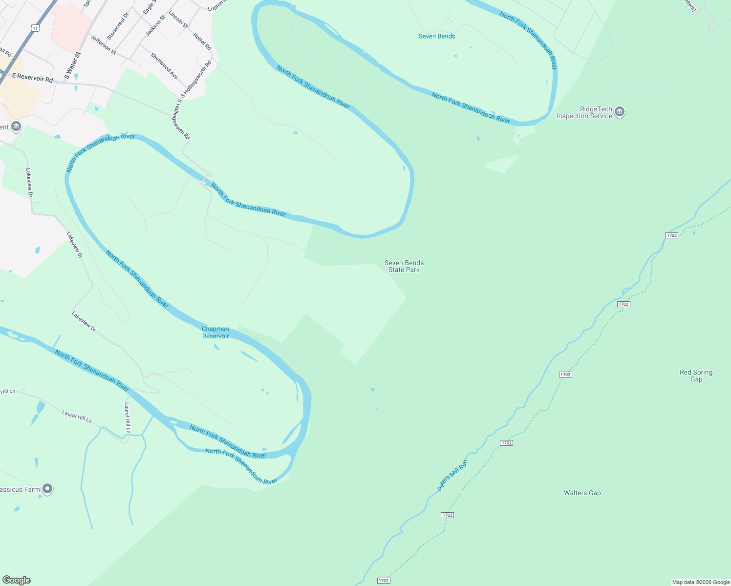 map of restaurants, bars, coffee shops, grocery stores, and more near 2114 South Hollingsworth Road in Woodstock