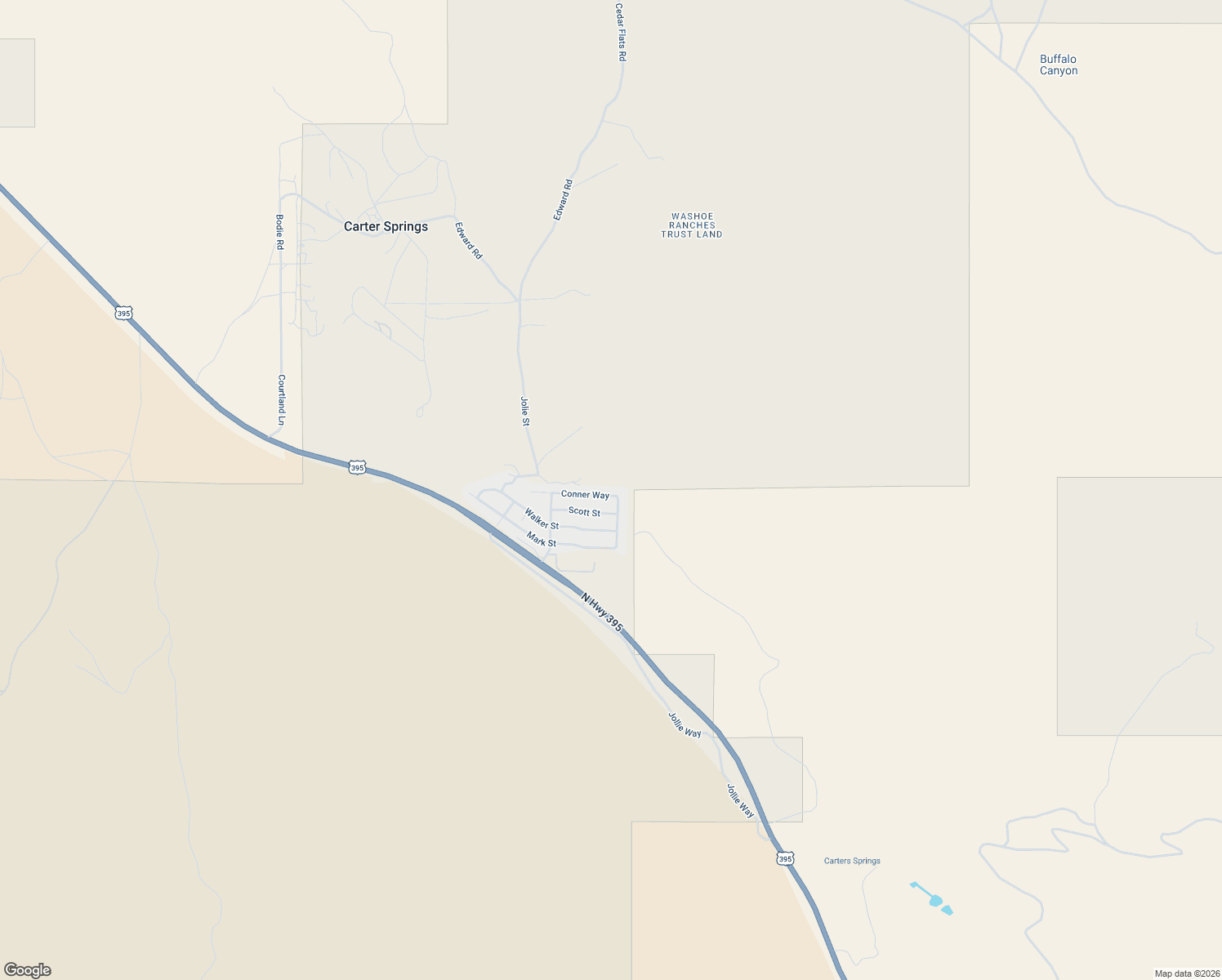 map of restaurants, bars, coffee shops, grocery stores, and more near 41 Conner Way in Gardnerville