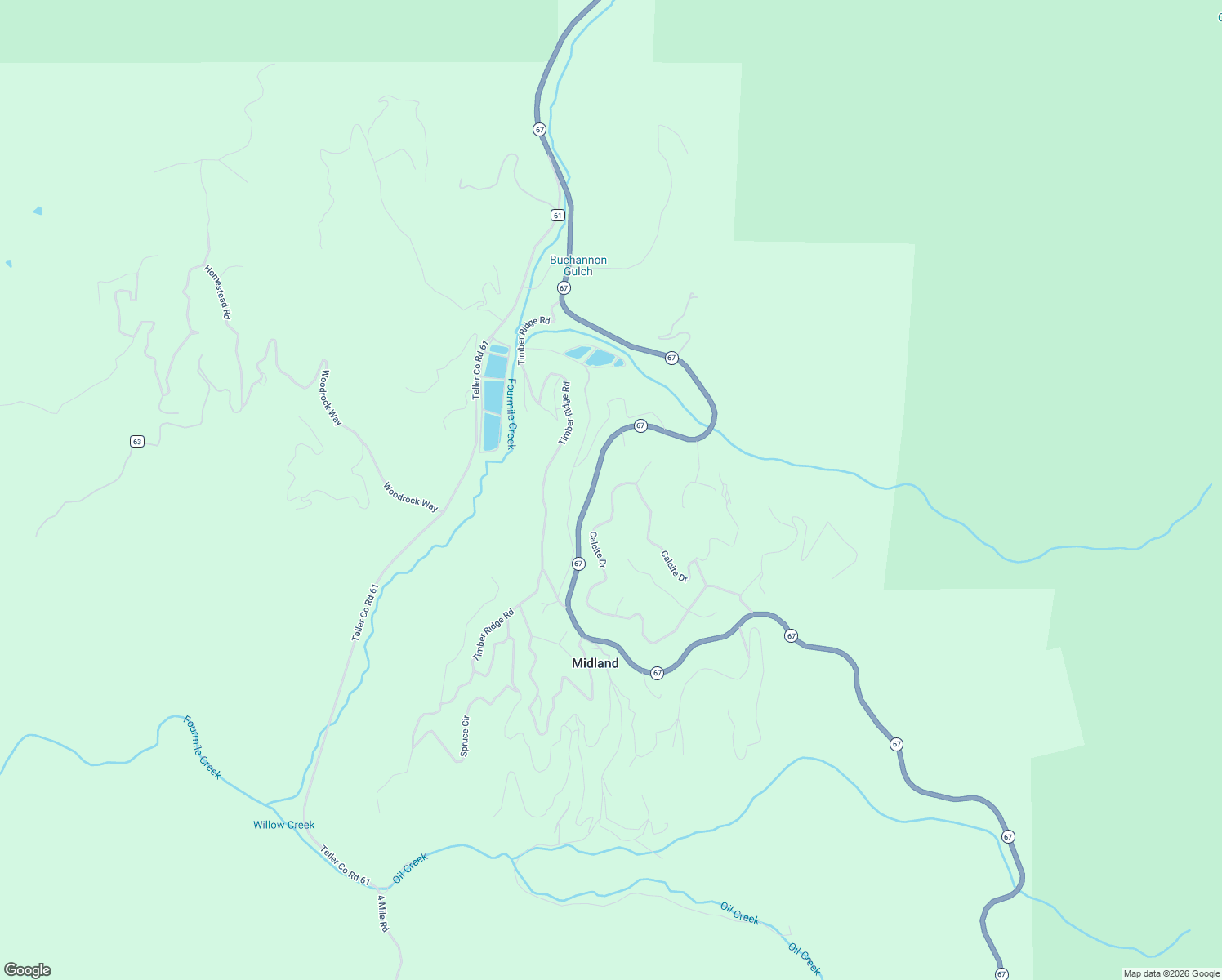 map of restaurants, bars, coffee shops, grocery stores, and more near 927 Calcite Drive in Divide