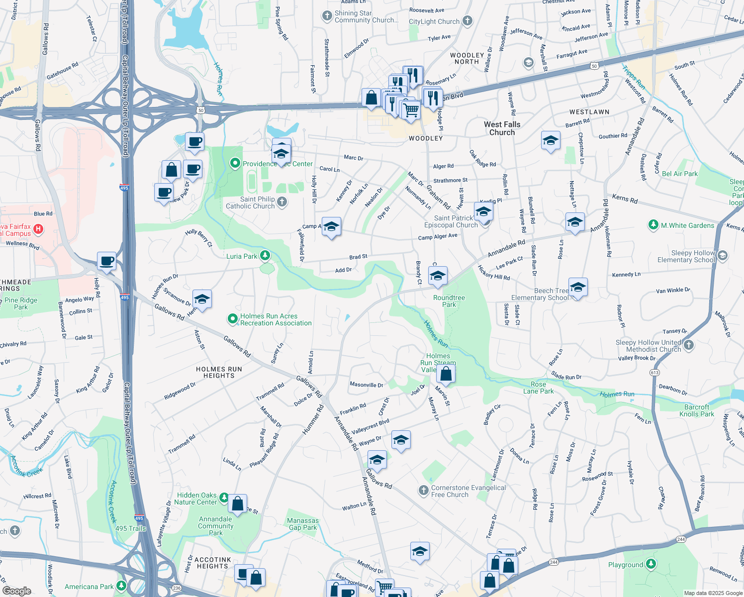 3412 Annandale Road, Annandale VA Walk Score
