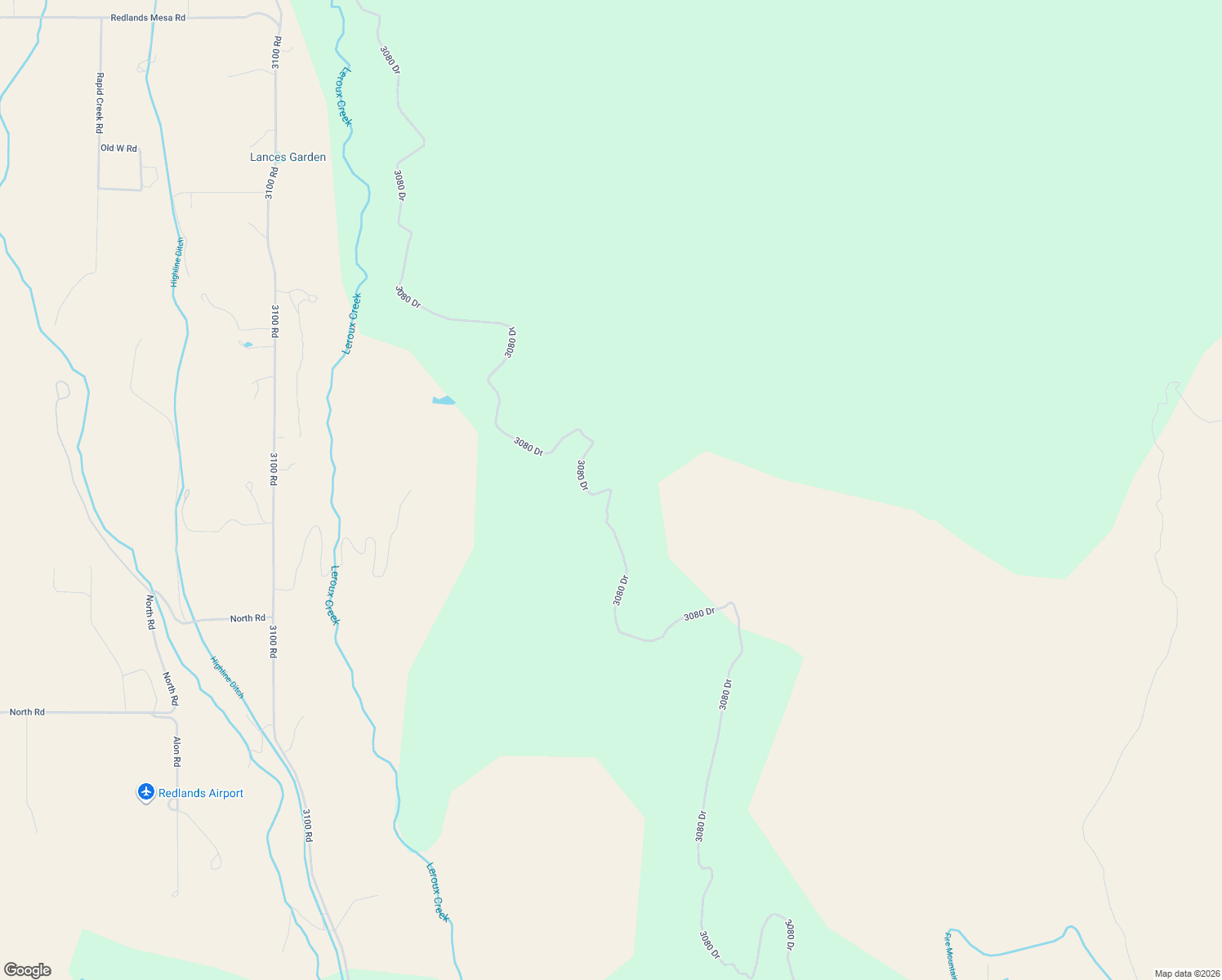 map of restaurants, bars, coffee shops, grocery stores, and more near 3080 Drive in Delta County