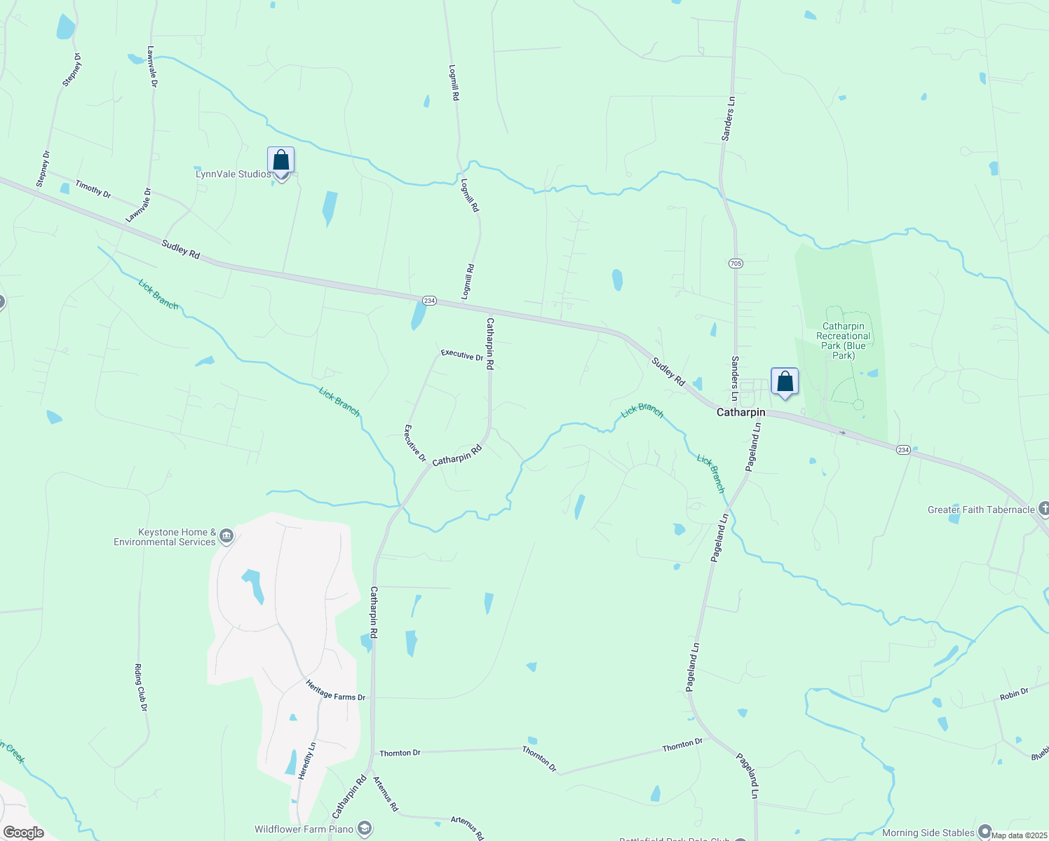 map of restaurants, bars, coffee shops, grocery stores, and more near 13121 Palestine Ln in Gainesville