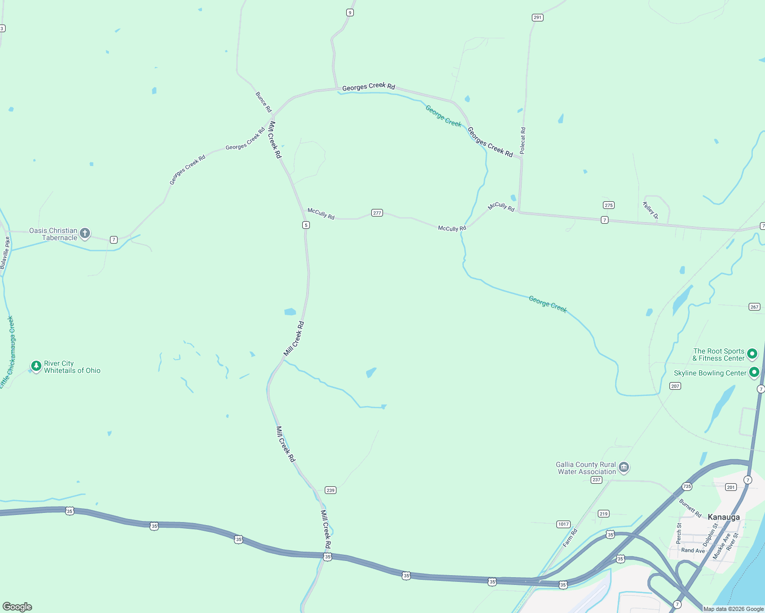 map of restaurants, bars, coffee shops, grocery stores, and more near in Gallipolis