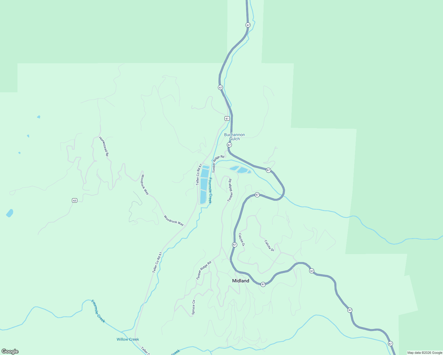 map of restaurants, bars, coffee shops, grocery stores, and more near 198 Timber Ridge Road in Divide
