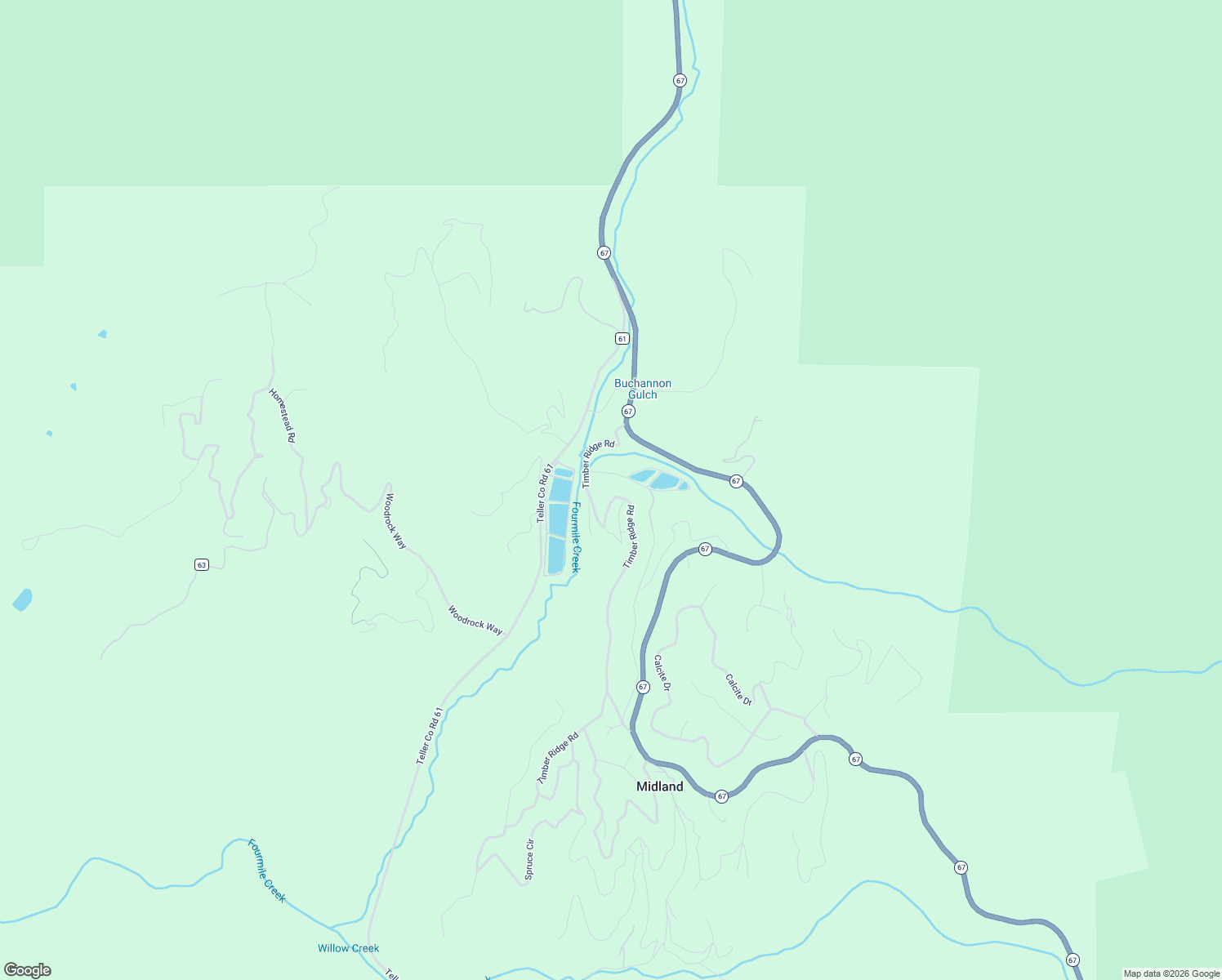 map of restaurants, bars, coffee shops, grocery stores, and more near 198 Timber Ridge Road in Divide