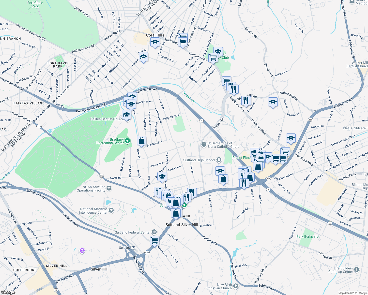 Medora Drive, Suitland MD Walk Score