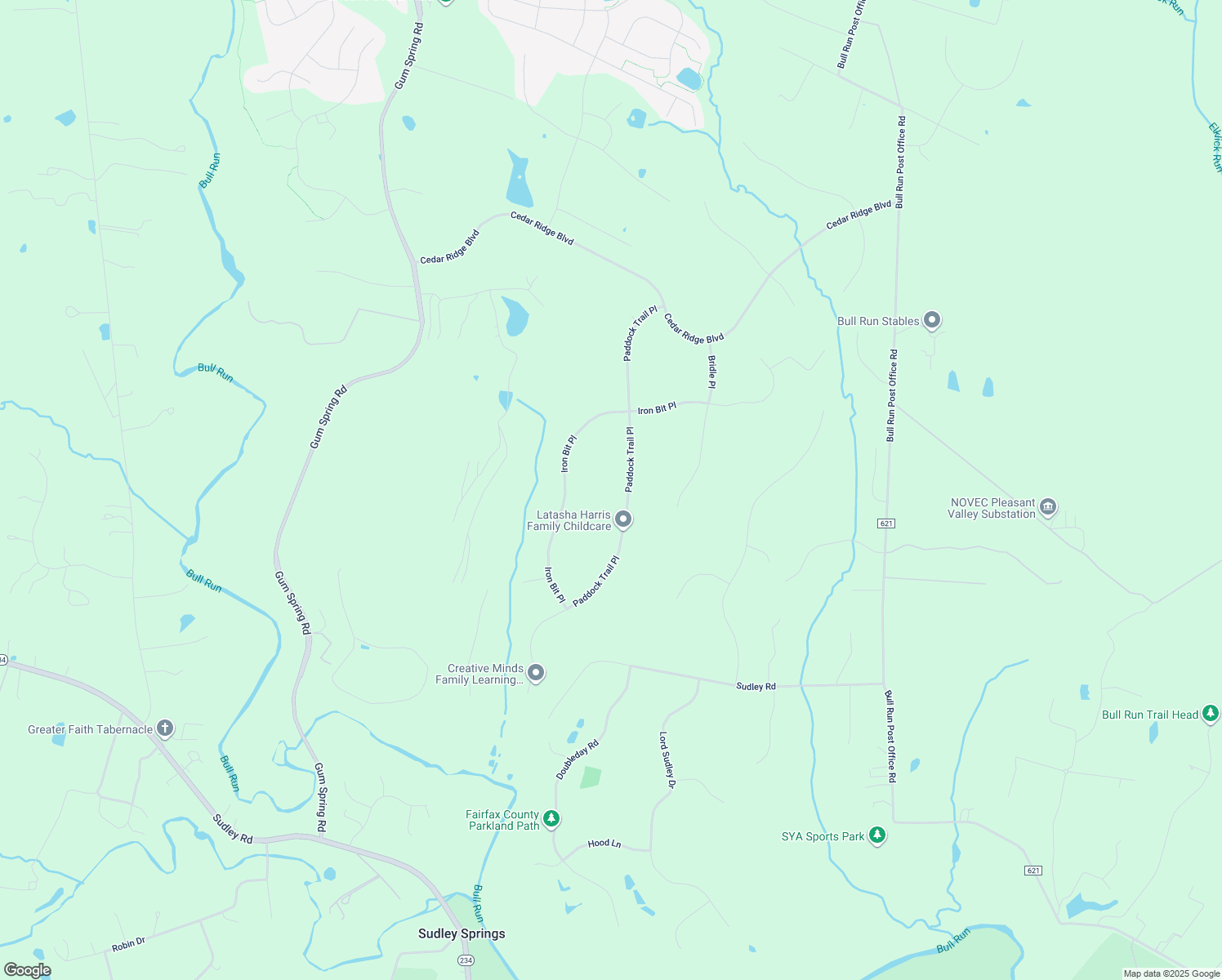 map of restaurants, bars, coffee shops, grocery stores, and more near 27423 Paddock Trail Pl in Chantilly