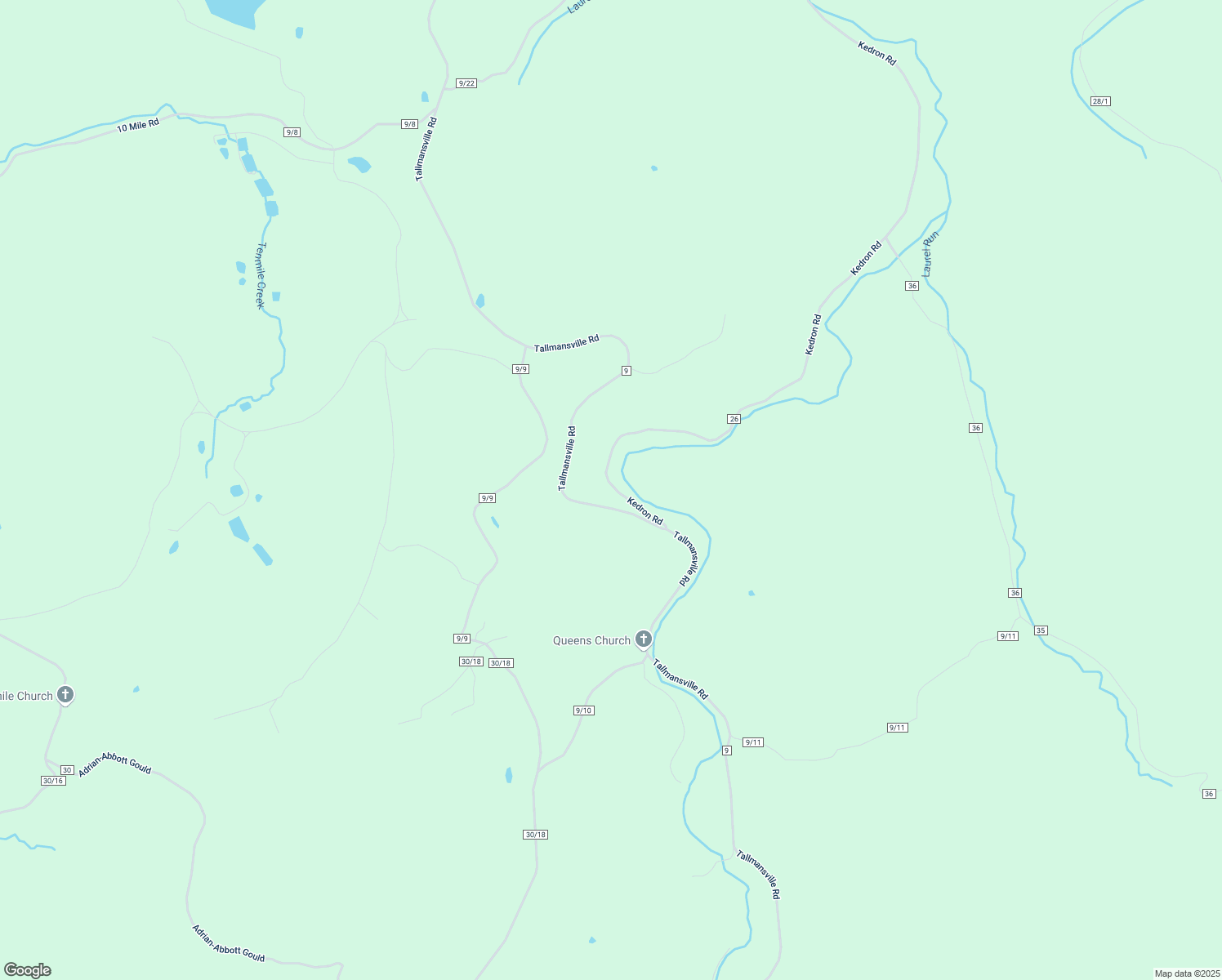 map of restaurants, bars, coffee shops, grocery stores, and more near 11010 Tallmansville Road in Tallmansville