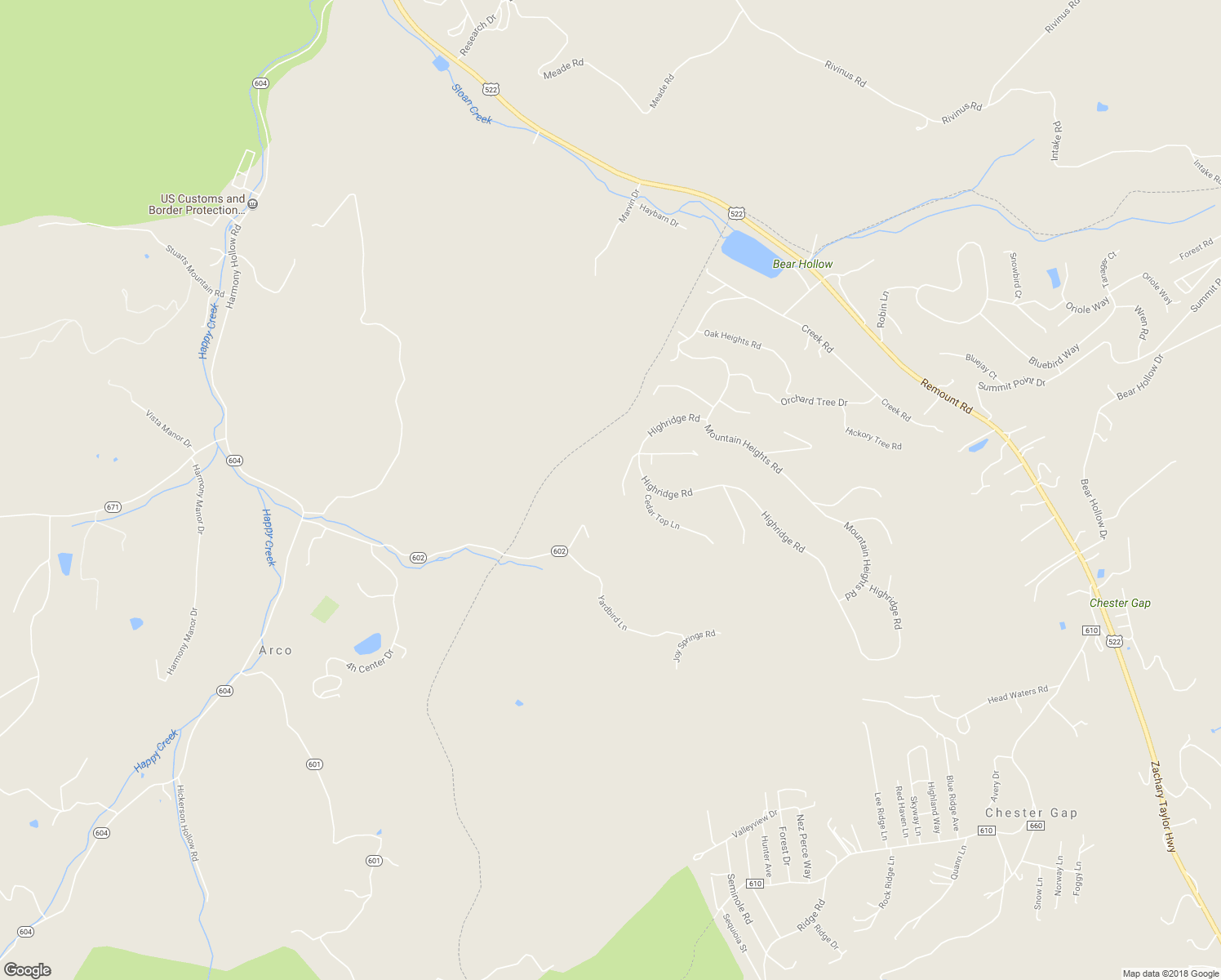 map of restaurants, bars, coffee shops, grocery stores, and more near 35 Dogwood Tree Drive in Front Royal