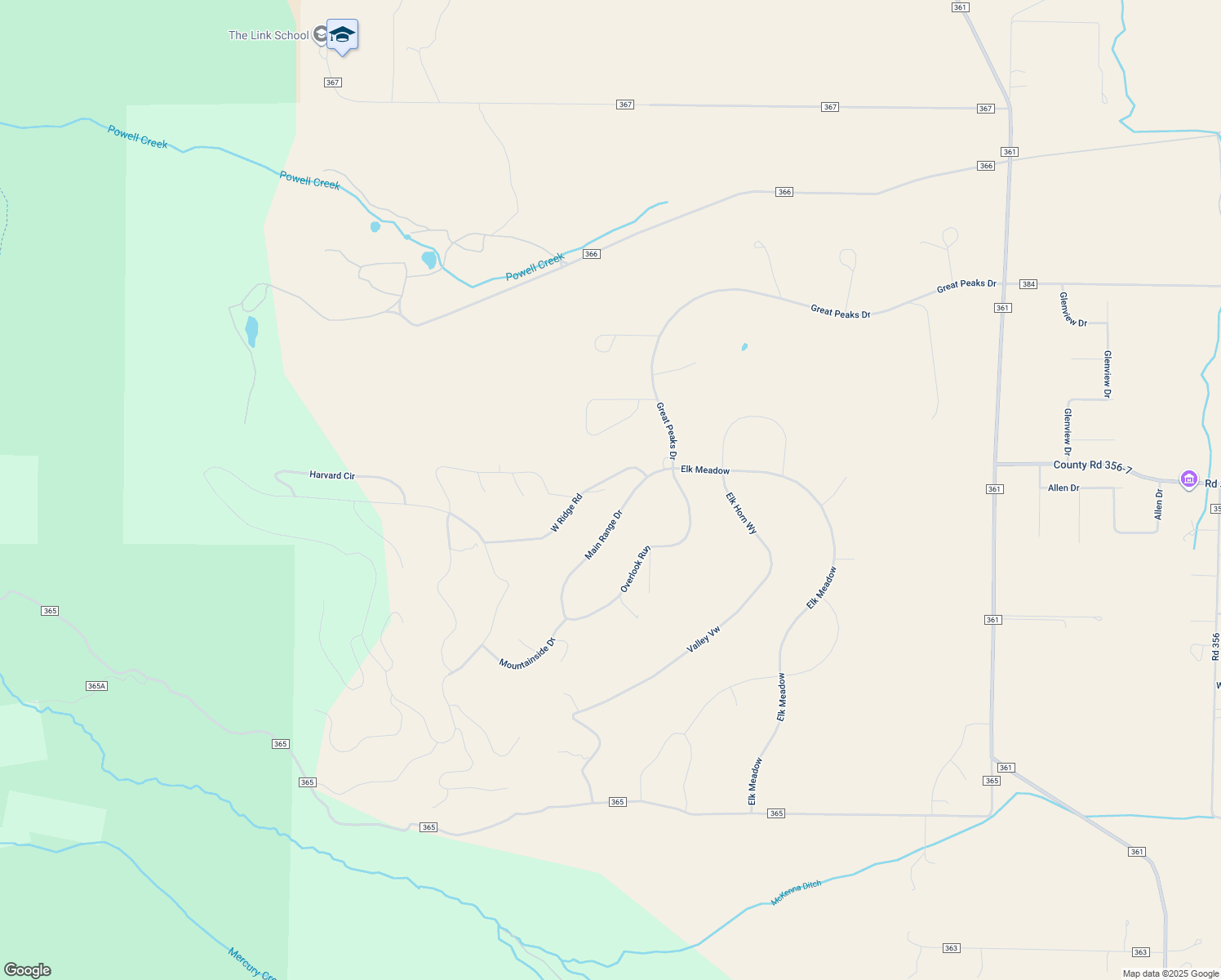 map of restaurants, bars, coffee shops, grocery stores, and more near 30930 West Ridge in Buena Vista