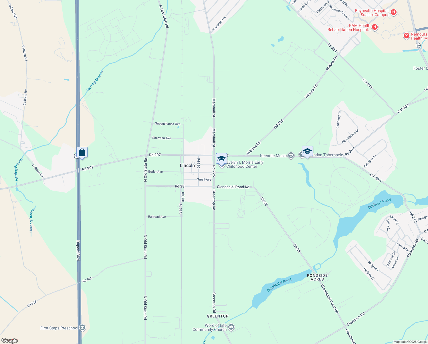 map of restaurants, bars, coffee shops, grocery stores, and more near 151 3rd Street in Lincoln