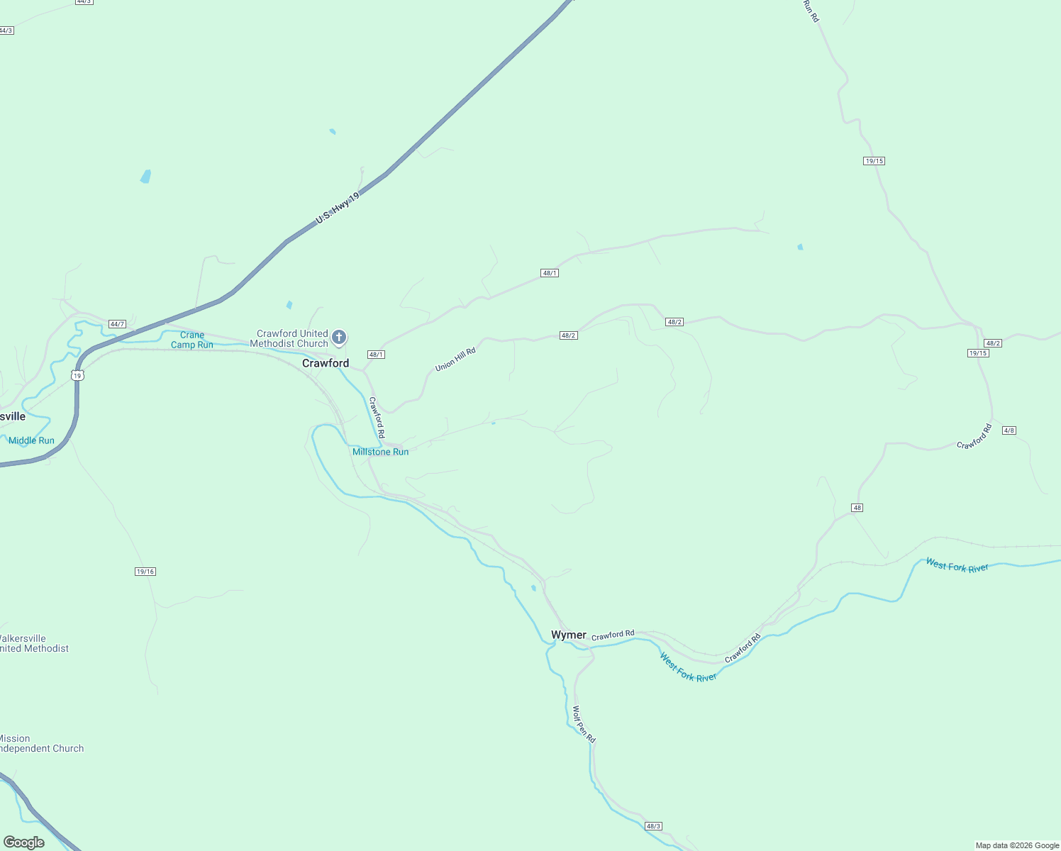map of restaurants, bars, coffee shops, grocery stores, and more near Harp 944 in Lewis County