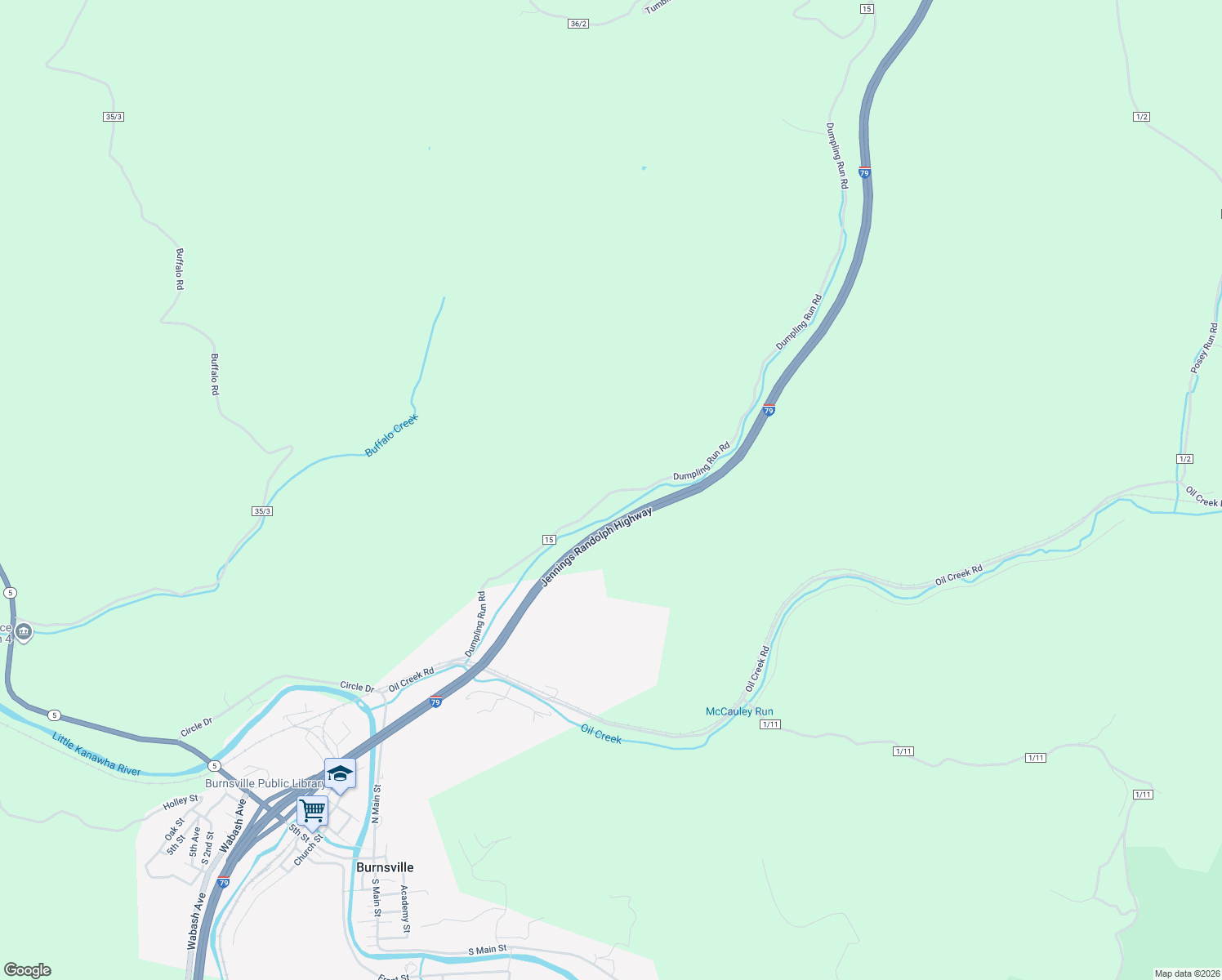 map of restaurants, bars, coffee shops, grocery stores, and more near 739 Dumpling Run Road in Burnsville
