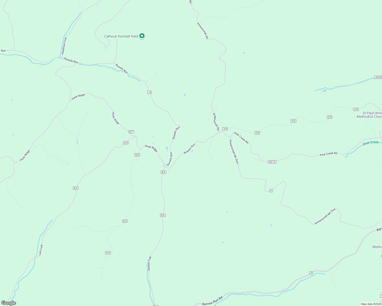 map of restaurants, bars, coffee shops, grocery stores, and more near 7697 Pine Creek Road in Mount Zion