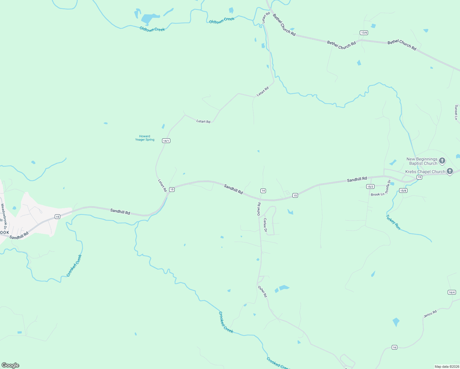 map of restaurants, bars, coffee shops, grocery stores, and more near 4929 Sandhill Road in Point Pleasant
