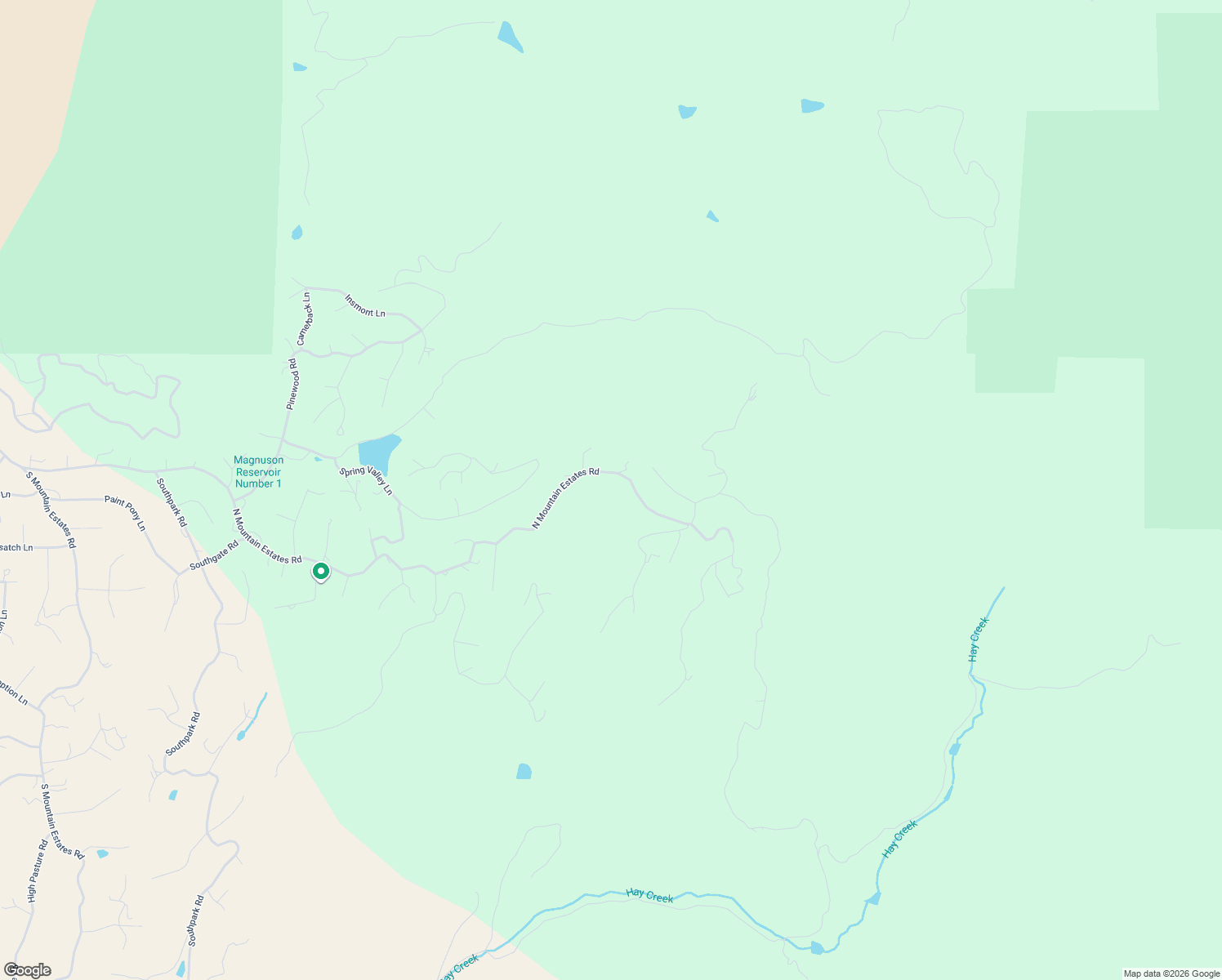 map of restaurants, bars, coffee shops, grocery stores, and more near 2544 North Mountain Estates Road in Florissant