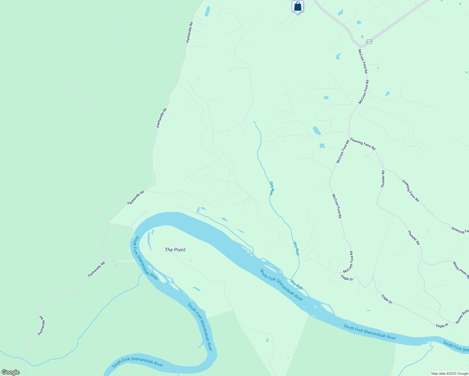 map of restaurants, bars, coffee shops, grocery stores, and more near 1008 Arrowhead Road in Front Royal