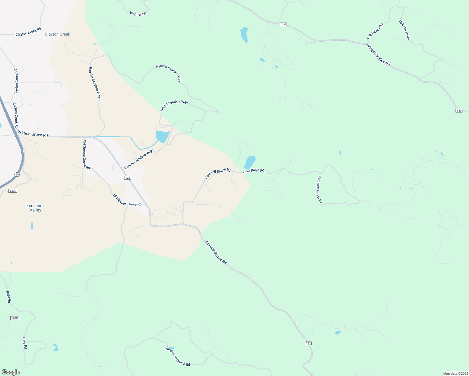 map of restaurants, bars, coffee shops, grocery stores, and more near 18155 Cantwell Ranch Rd in Lower Lake