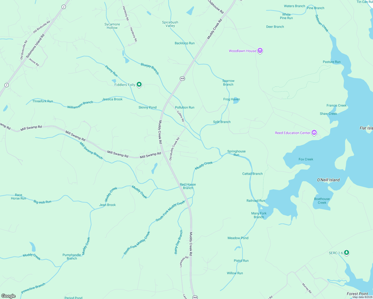 map of restaurants, bars, coffee shops, grocery stores, and more near 4117 Old Muddy Creek Road in Edgewater