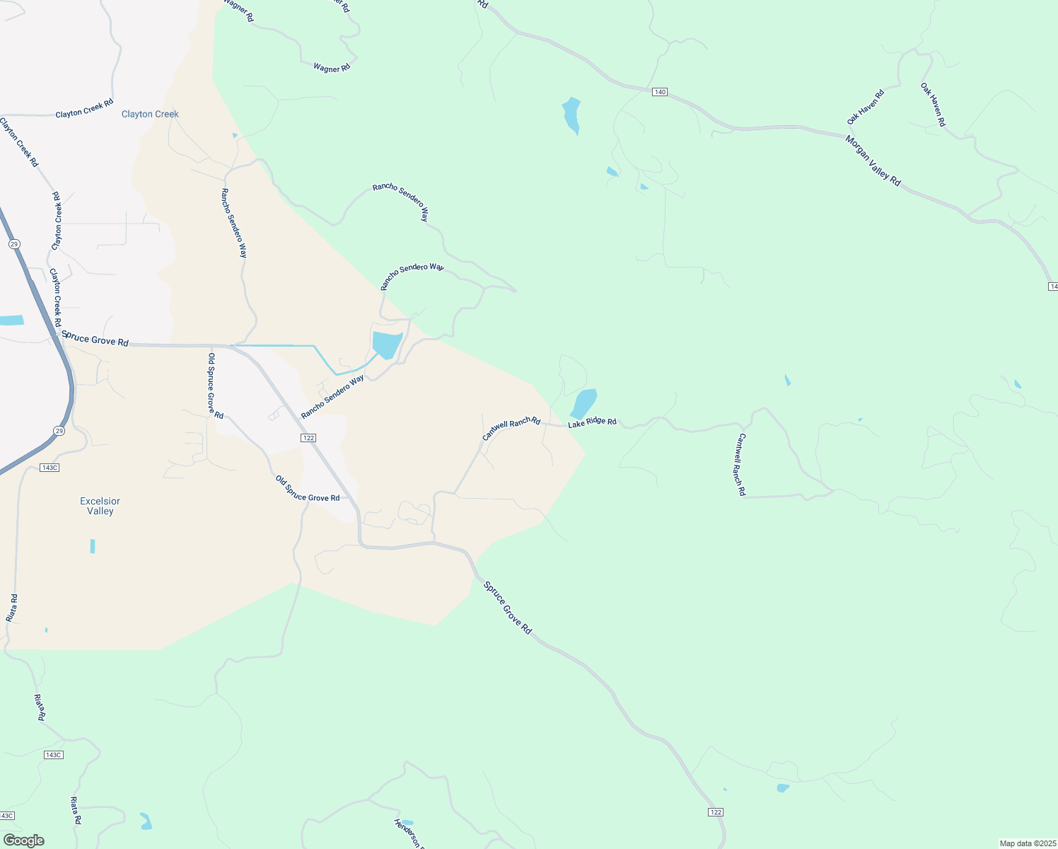 map of restaurants, bars, coffee shops, grocery stores, and more near 18155 Cantwell Ranch Road in Lower Lake